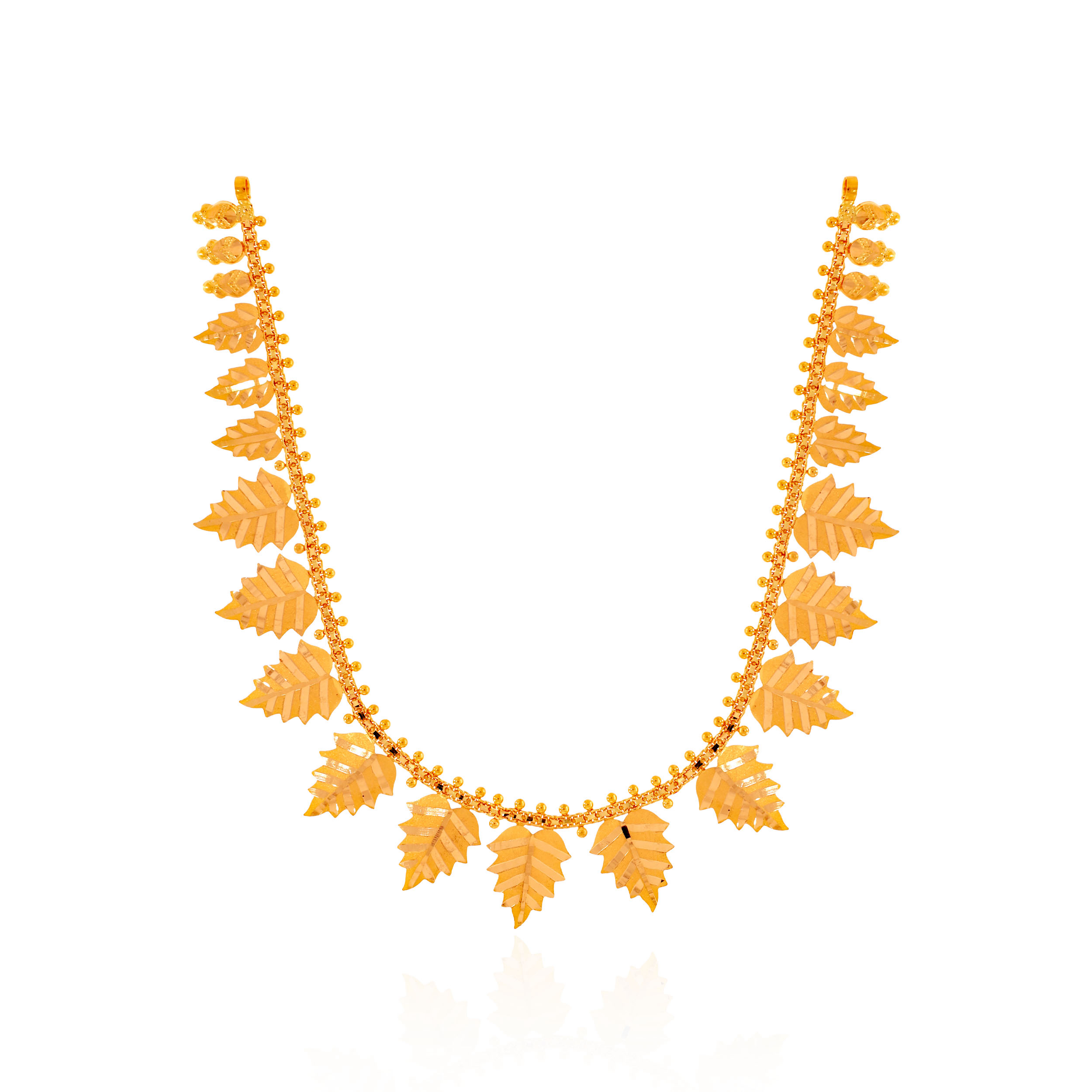 Fancy Leaftrail Gold Necklace - Senco Gold and Diamonds