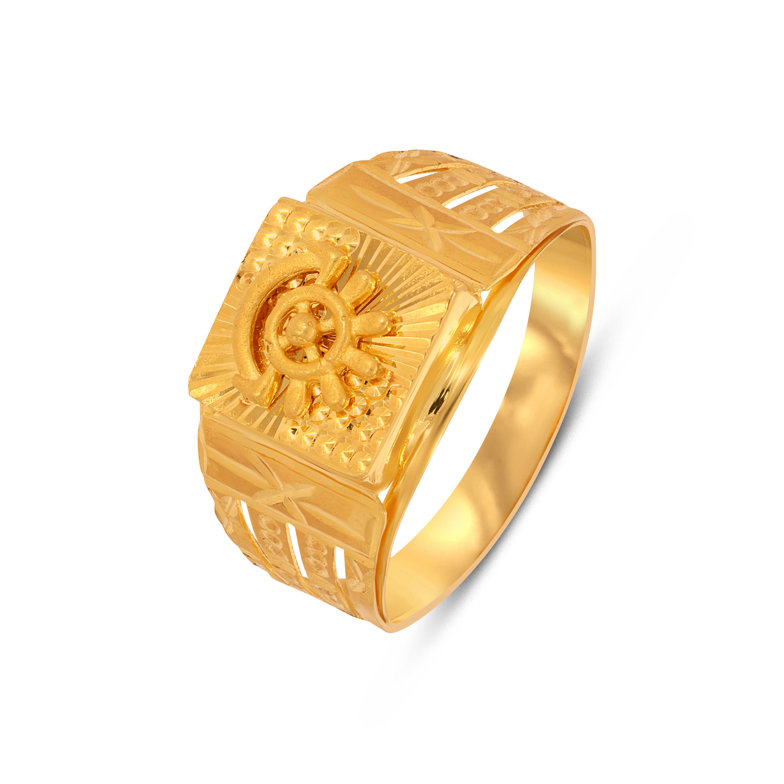 Empire Engrave Men's Gold Ring - Senco Gold and Diamonds