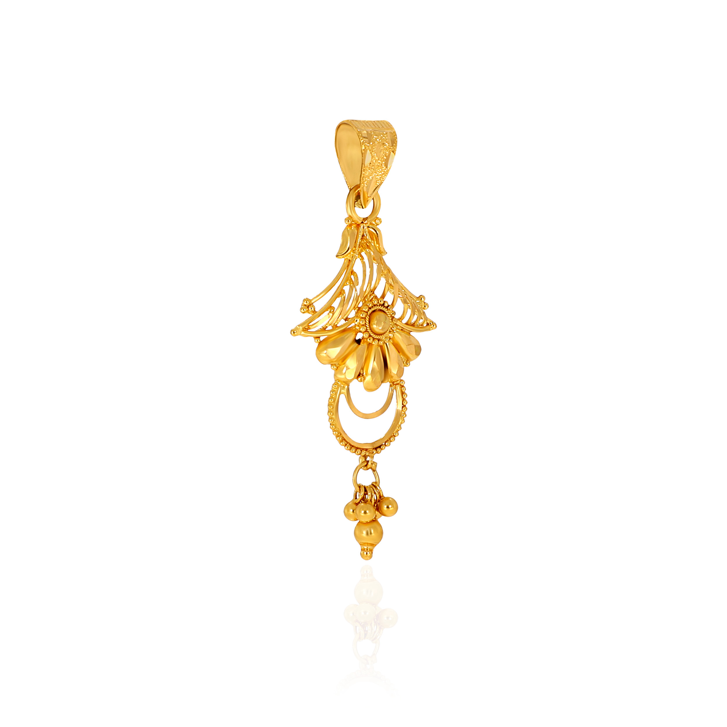 Blossom Cascade Gold Pendant - Senco Gold and Diamonds