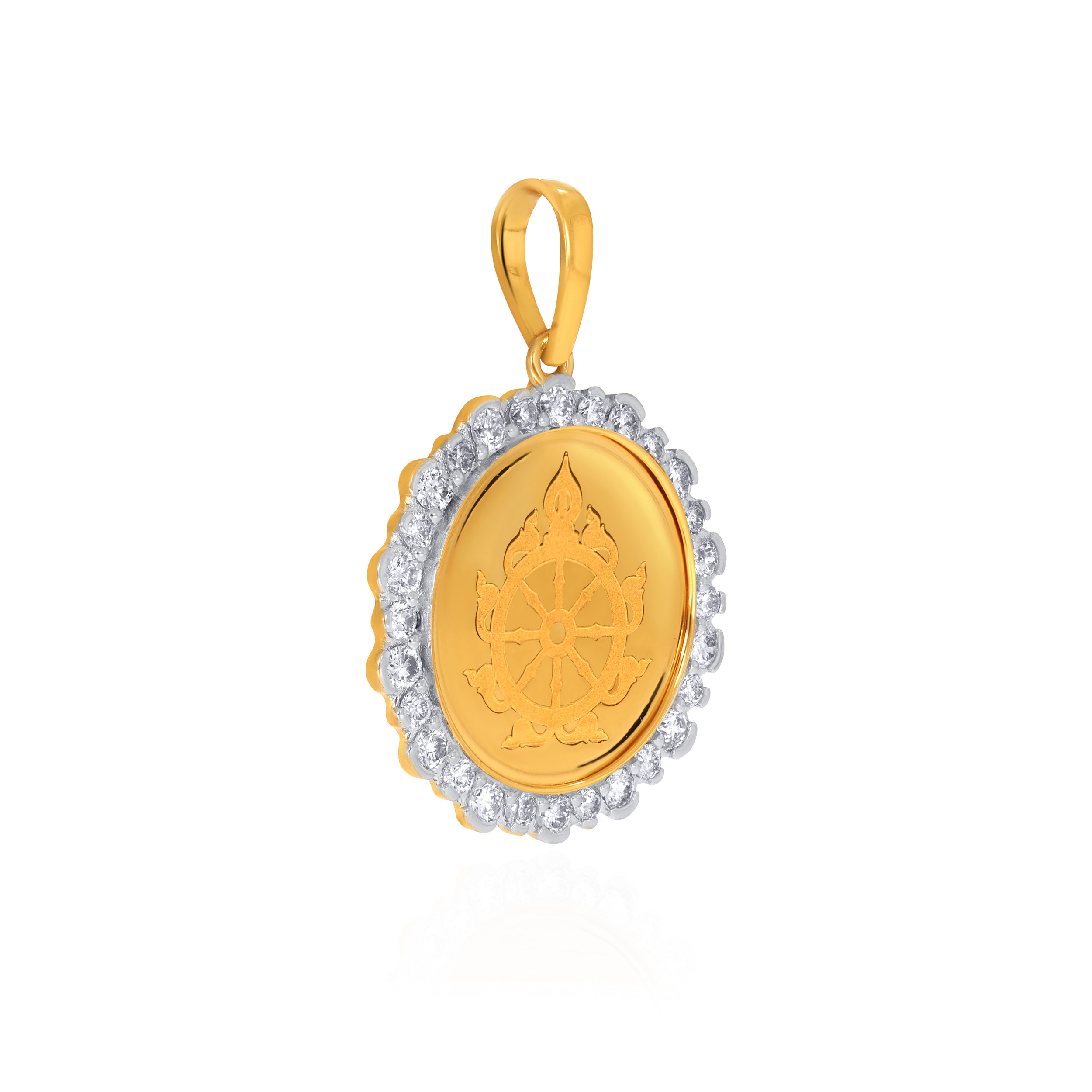 Temple Chakra Diamond Pendant - Senco Gold and Diamonds