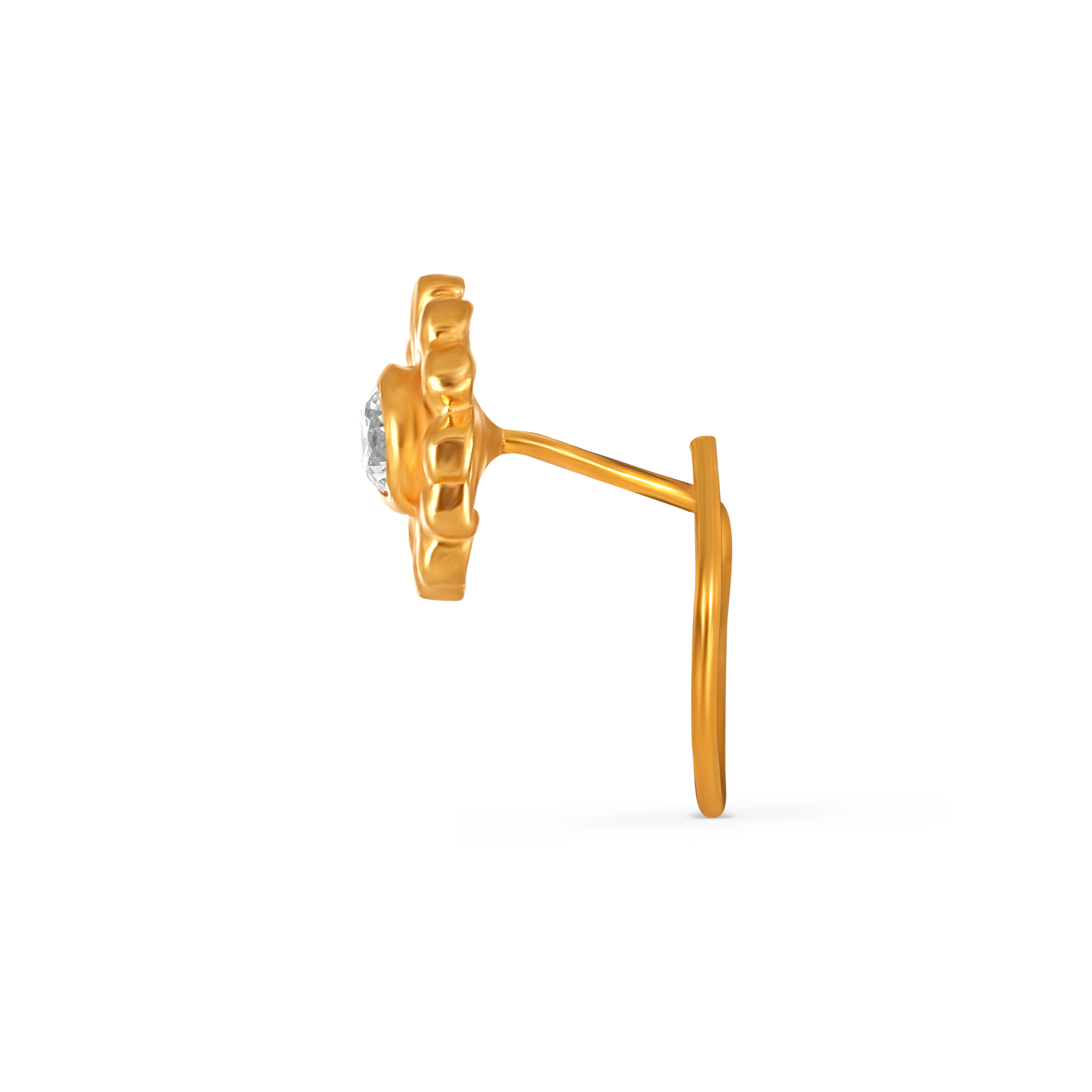 22K Yellow Gold Nose Pin - Jewellery - GNP-D000510325 - Senco Gold and Diamonds