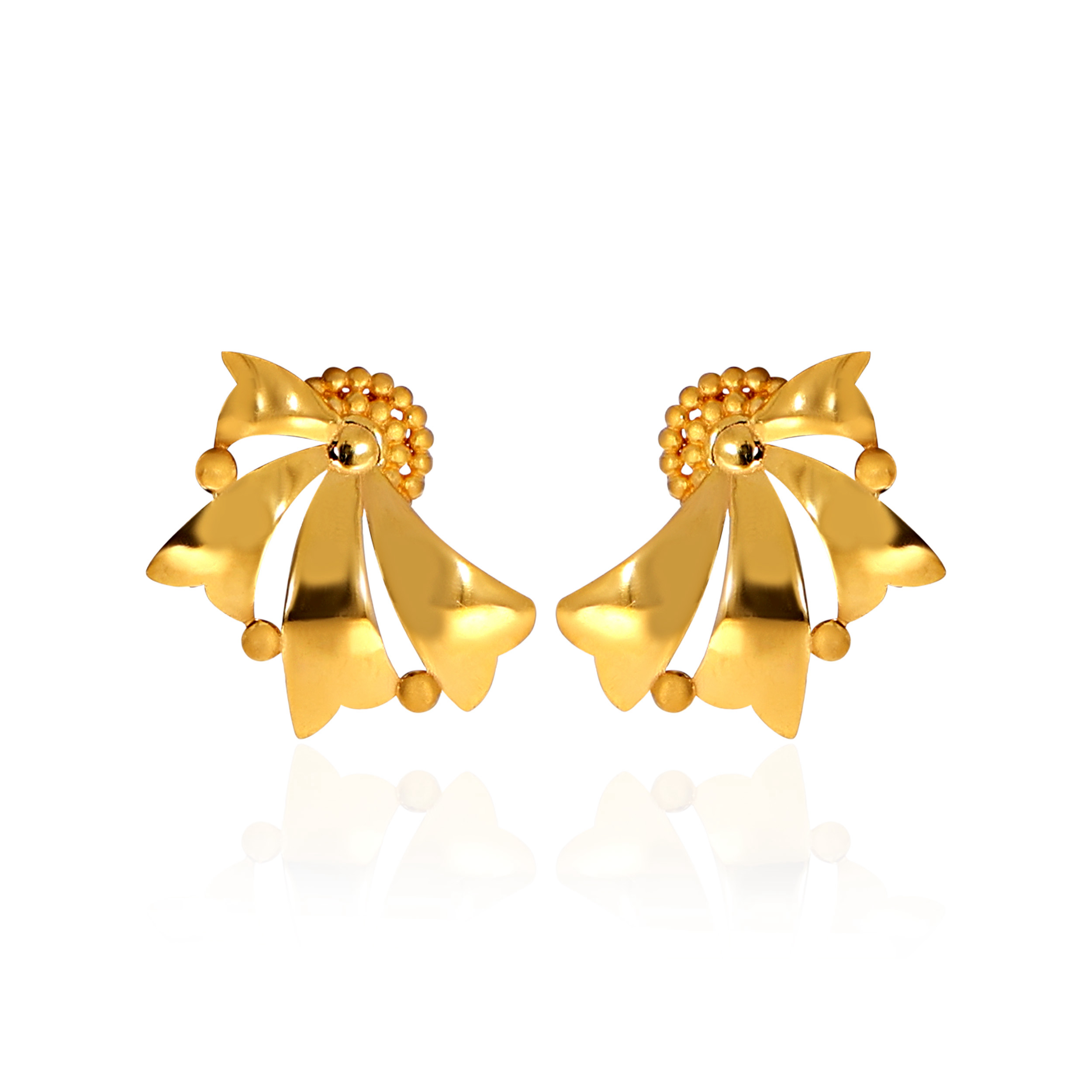 22K Yellow Gold Studs-GP-SAD0005744 - Senco Gold and Diamonds