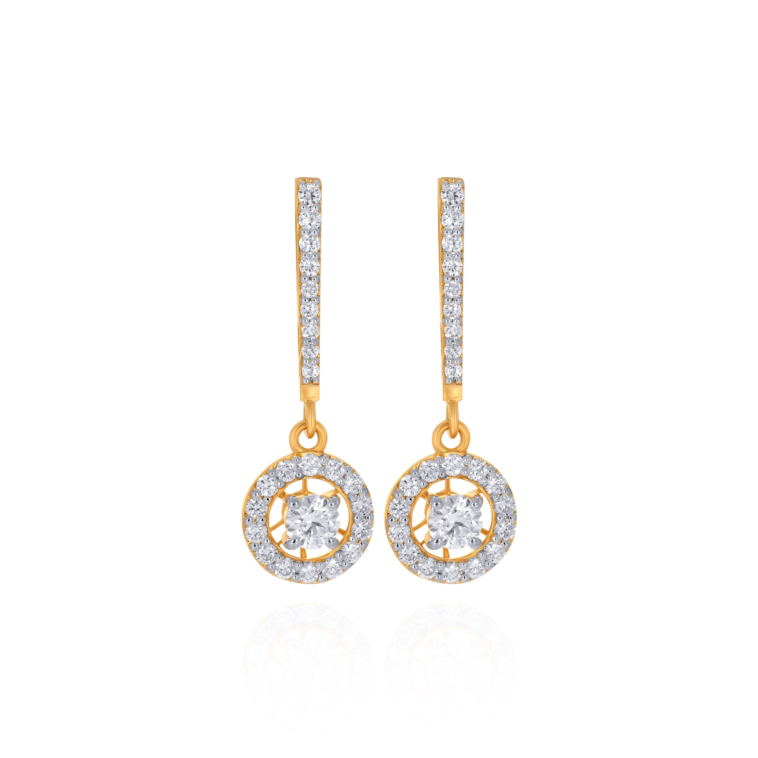 Illume Loop Diamond Drop Earrings - Senco Gold and Diamonds