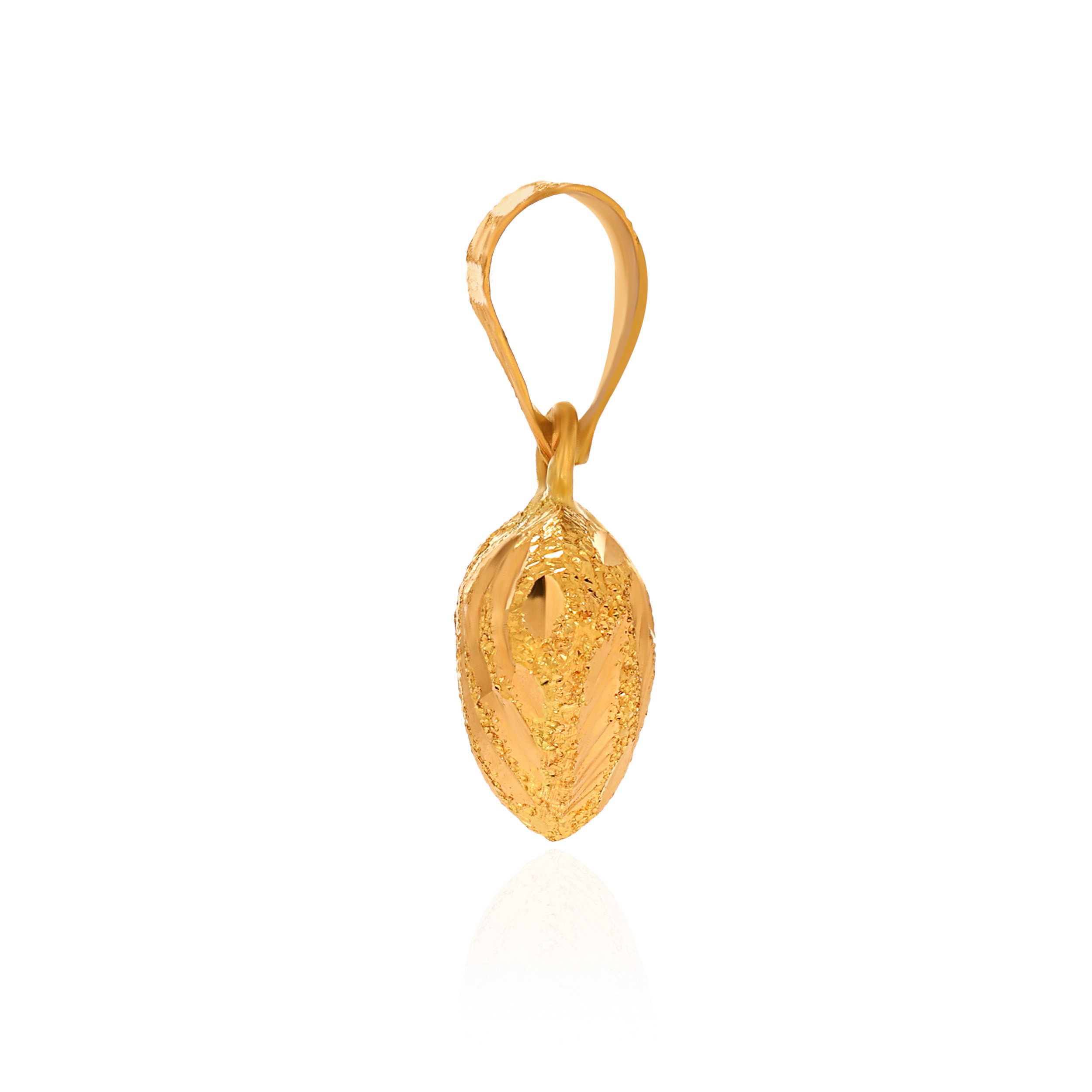 Shimmer Heart Gold Pendant - Senco Gold and Diamonds
