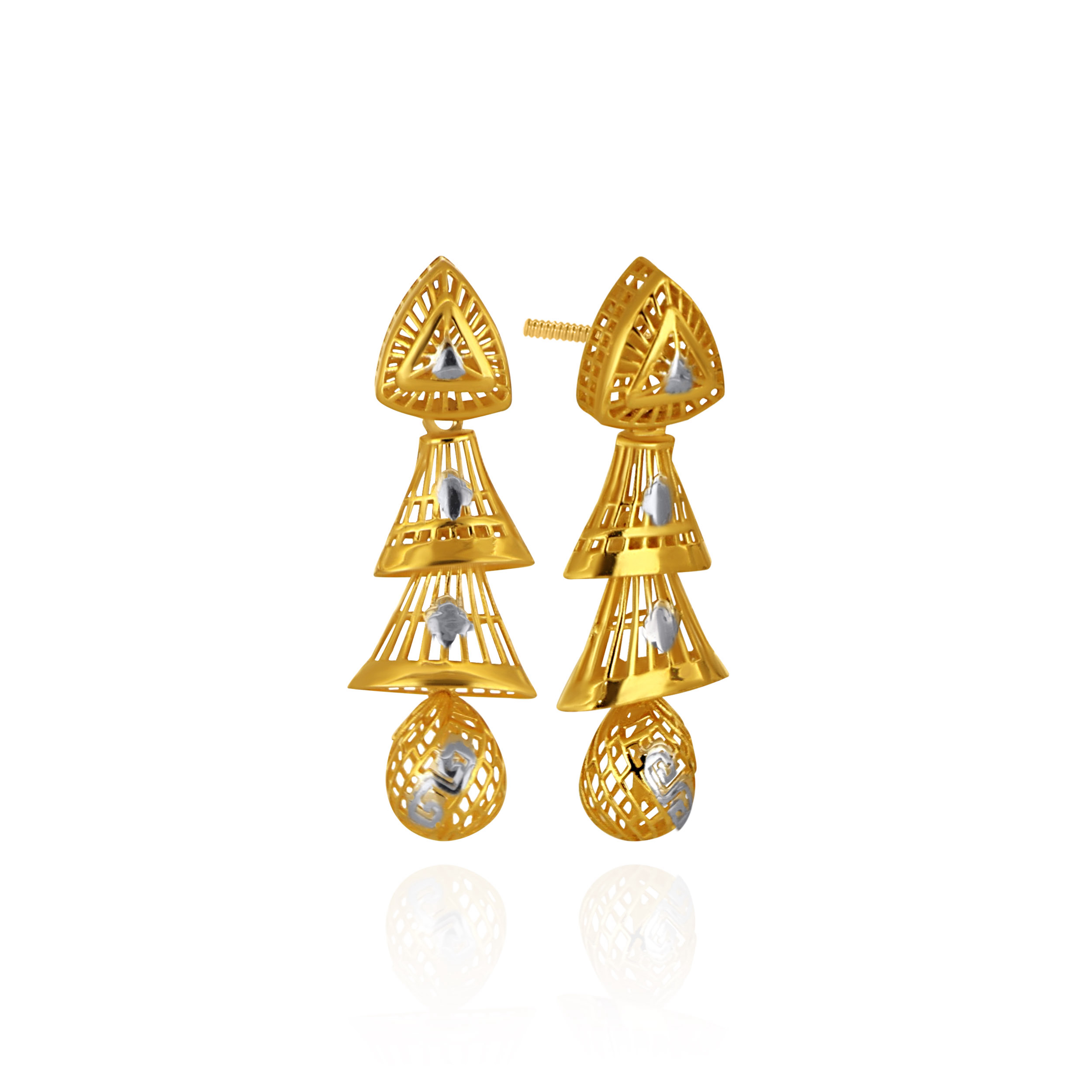 Ecliptica Aura Gold Earrings - Senco Gold and Diamonds