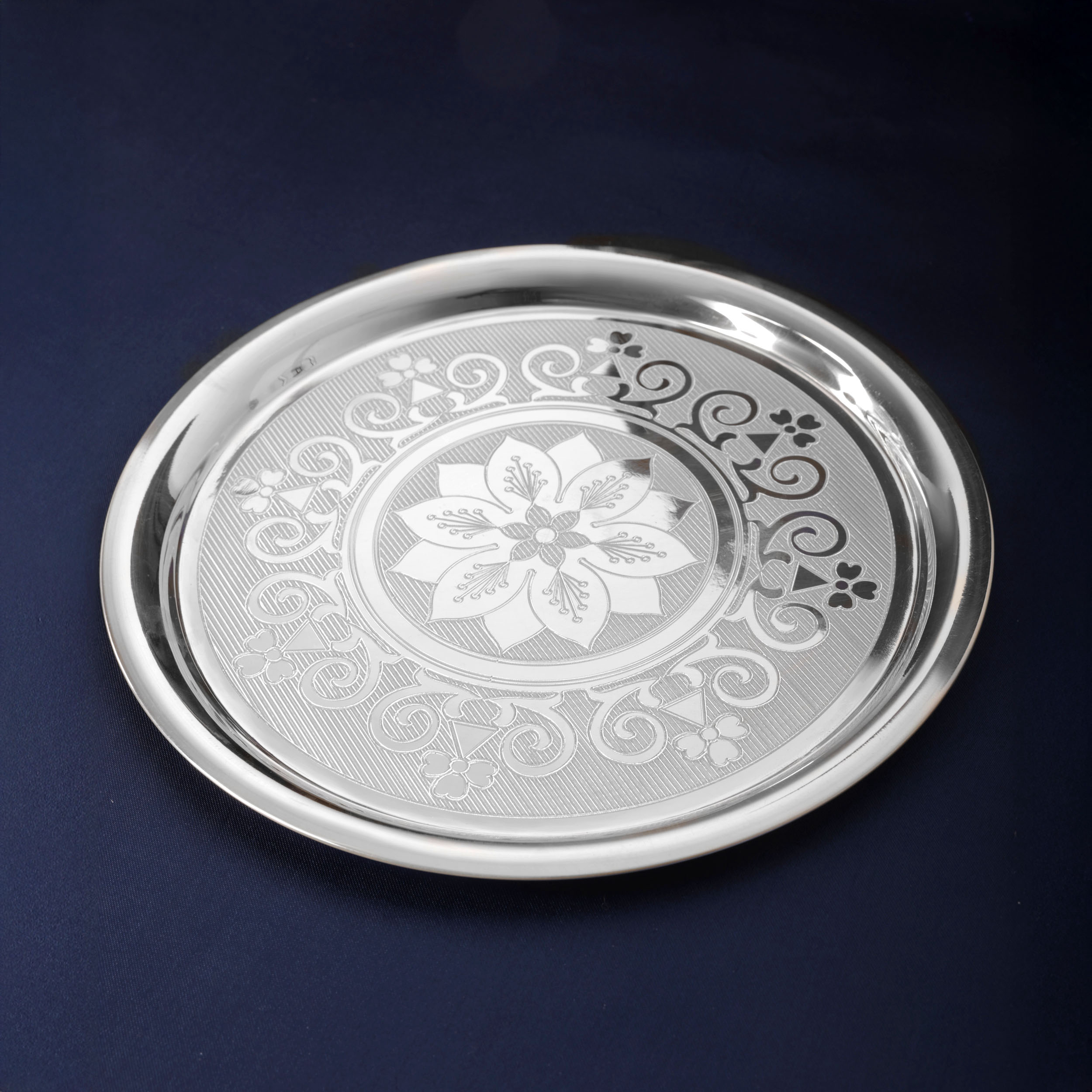 Embellished Silver Plate