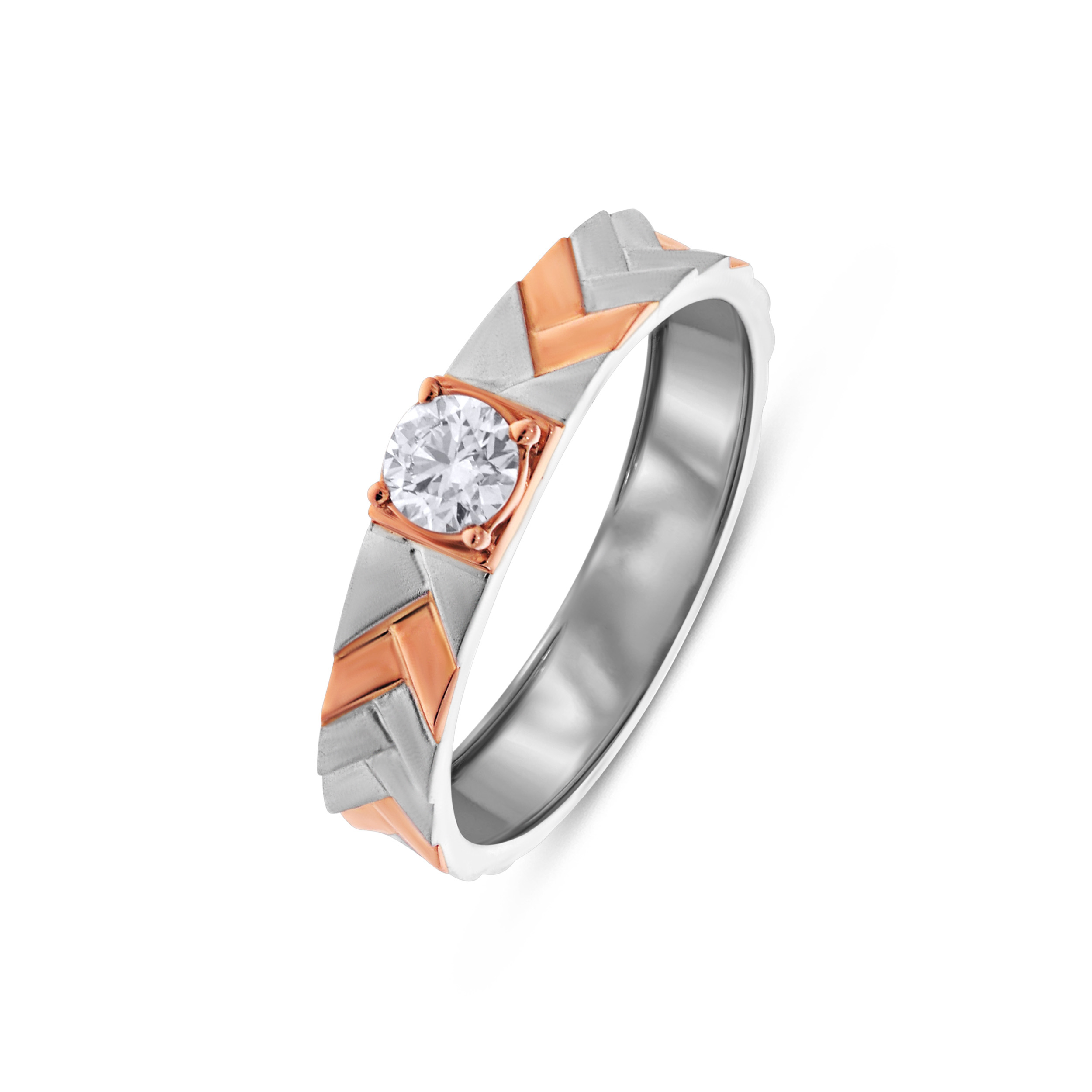 Regal Axis Platinum Diamond Ring - Senco Gold and Diamonds