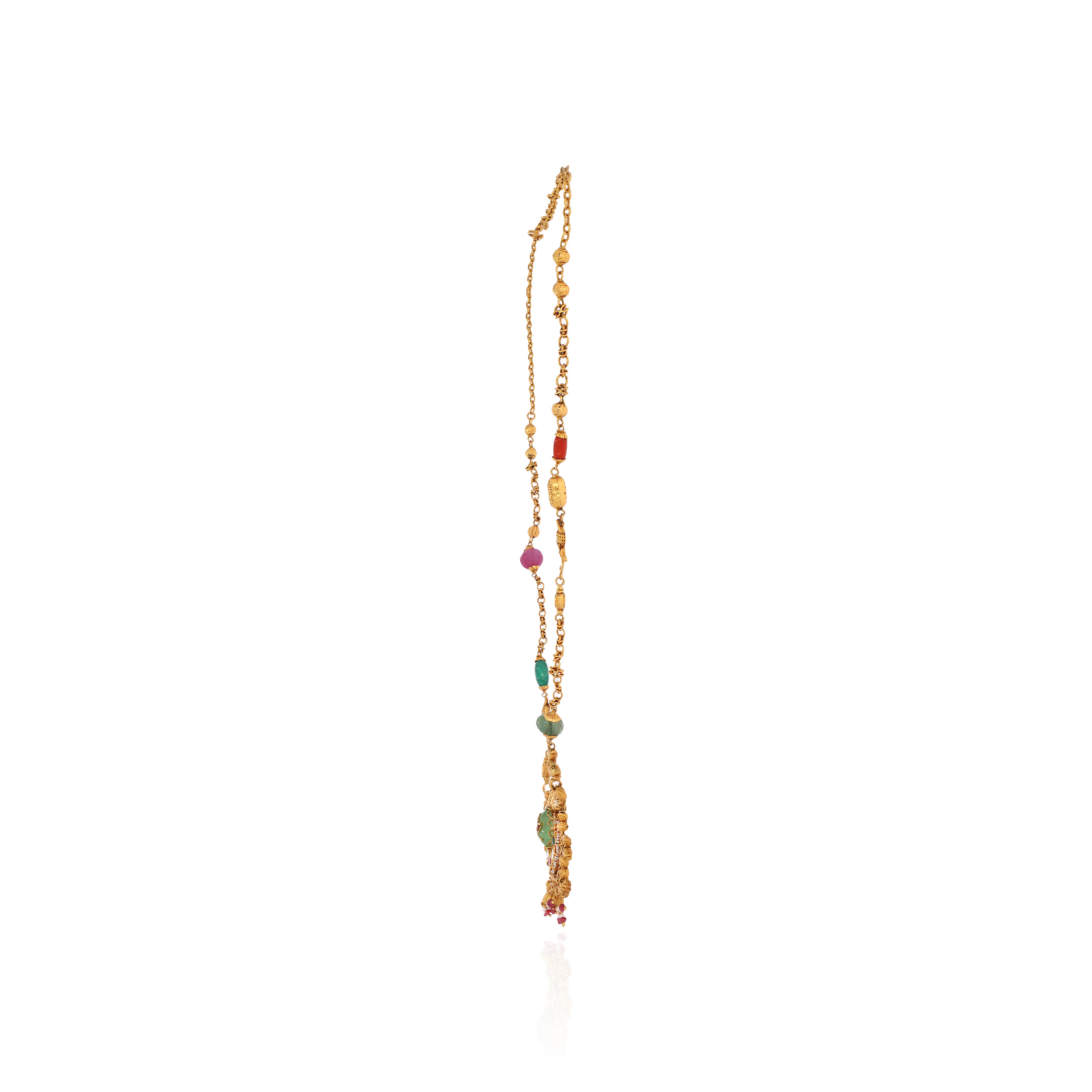 22K Yellow Gold Kundan Necklace-GN-D000782870 - Senco Gold and Diamonds