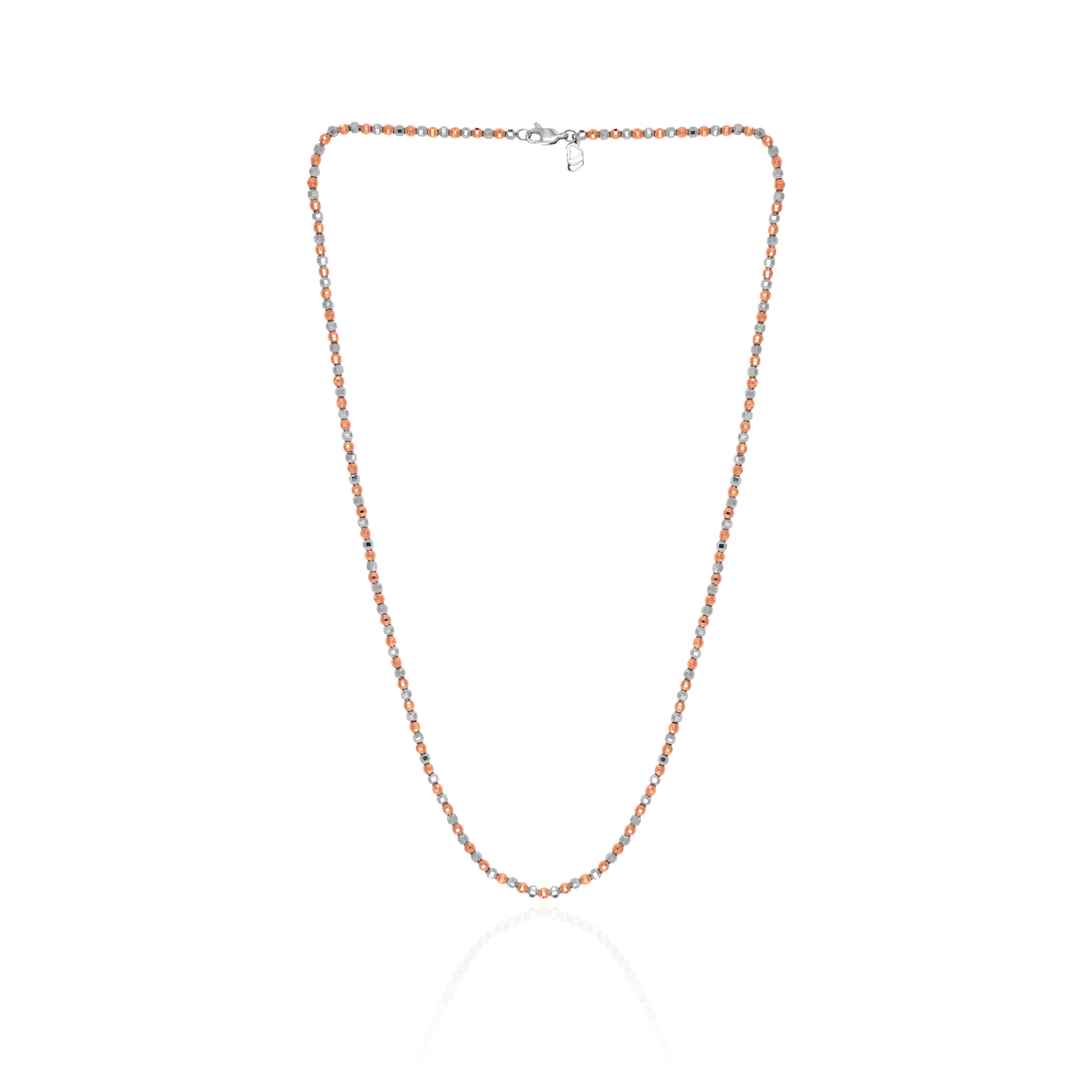 Rei Harmony Platinum Gold Necklace - Senco Gold and Diamonds