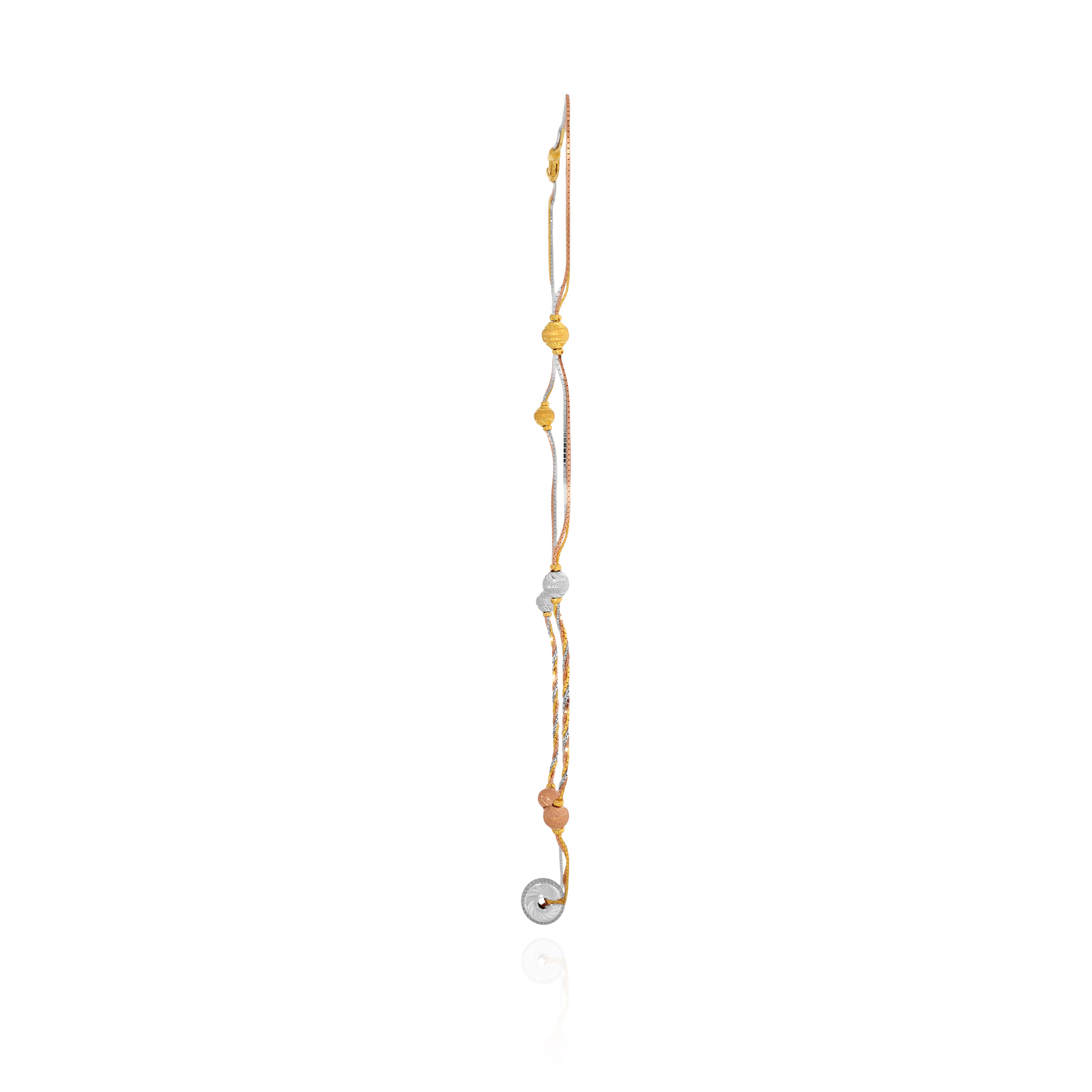Modern Mélange Three-Tone Gold Chain - Senco Gold and Diamonds