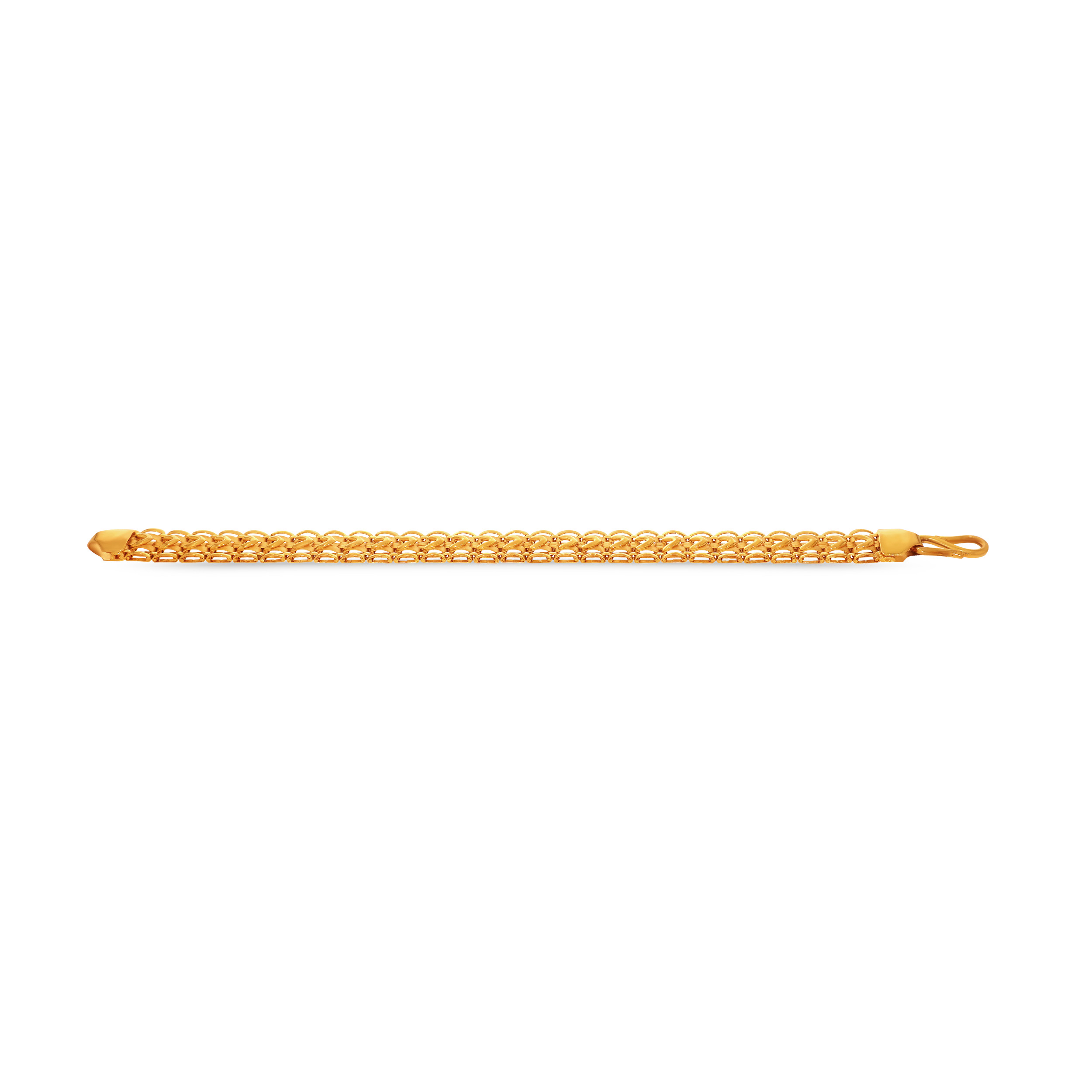 Distinct Bold Men's Gold Kada - Senco Gold and Diamonds