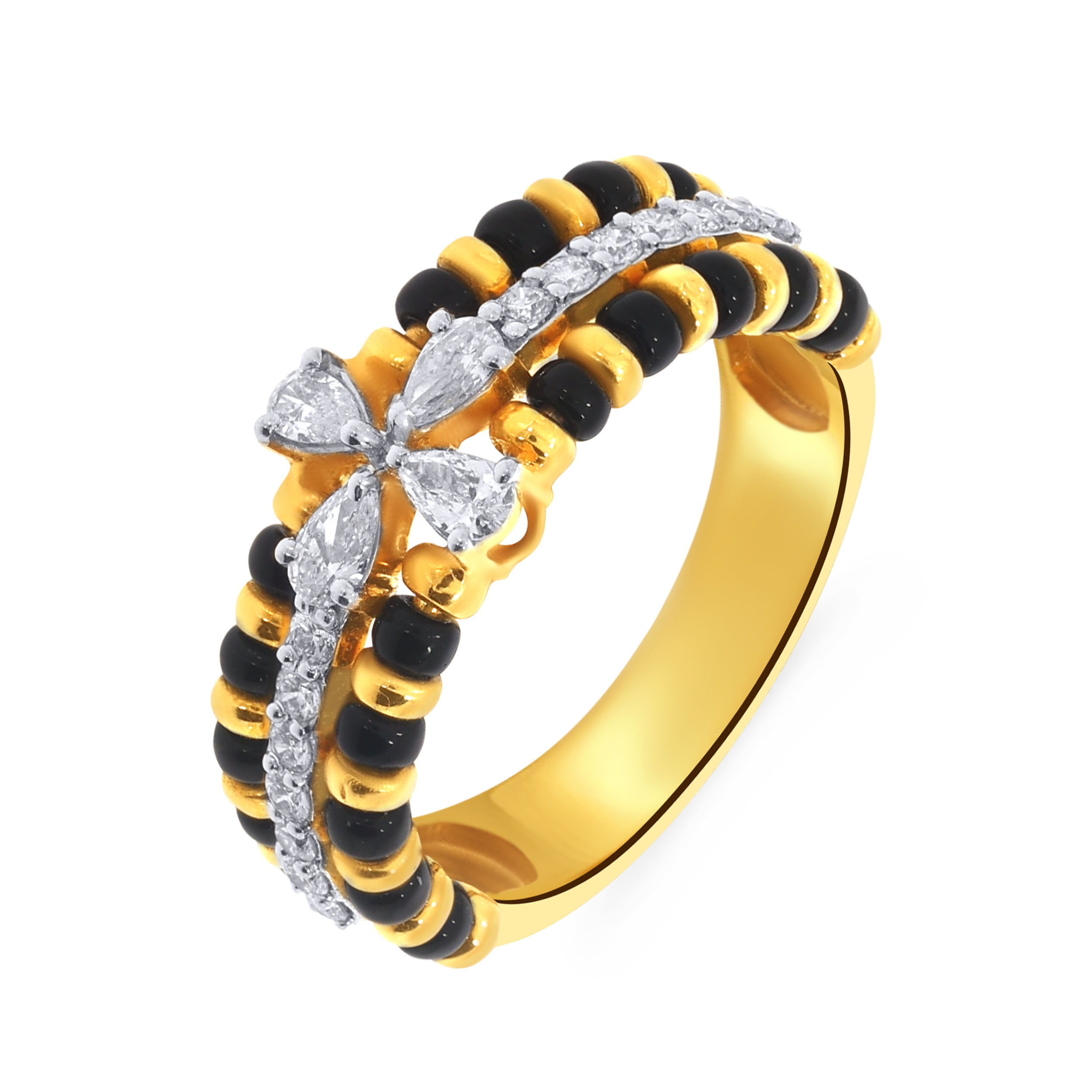Blossomy Appeal Diamond Ring - Senco Gold and Diamonds