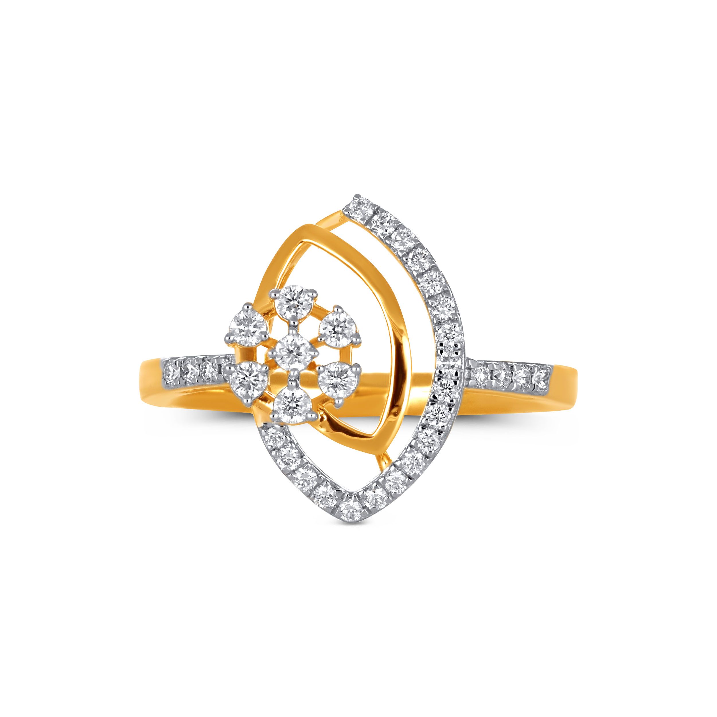 Petal Aura Diamond Ring alternate view 1