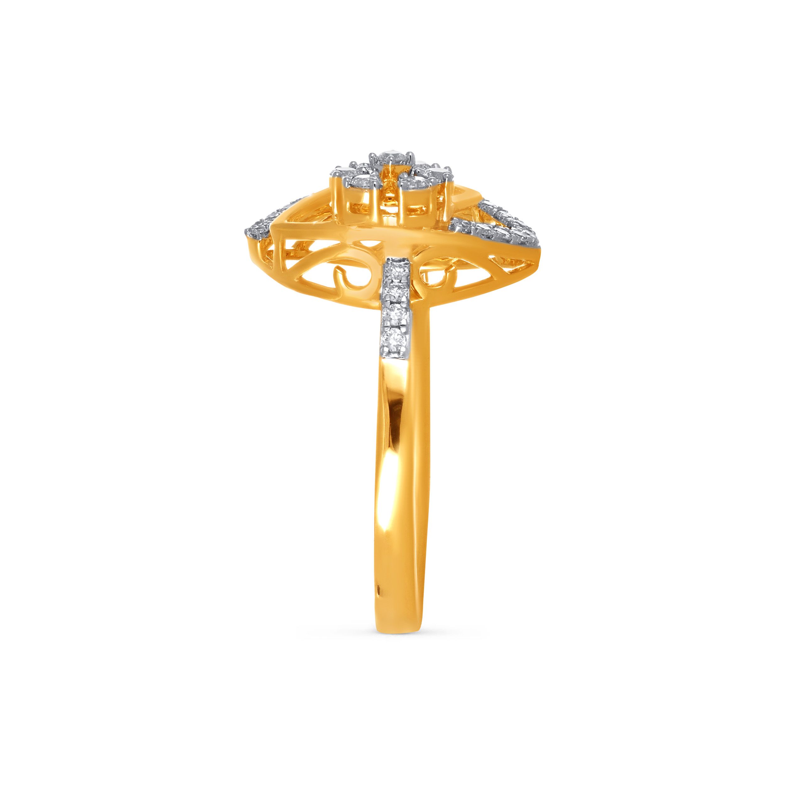 Petal Aura Diamond Ring alternate view 2