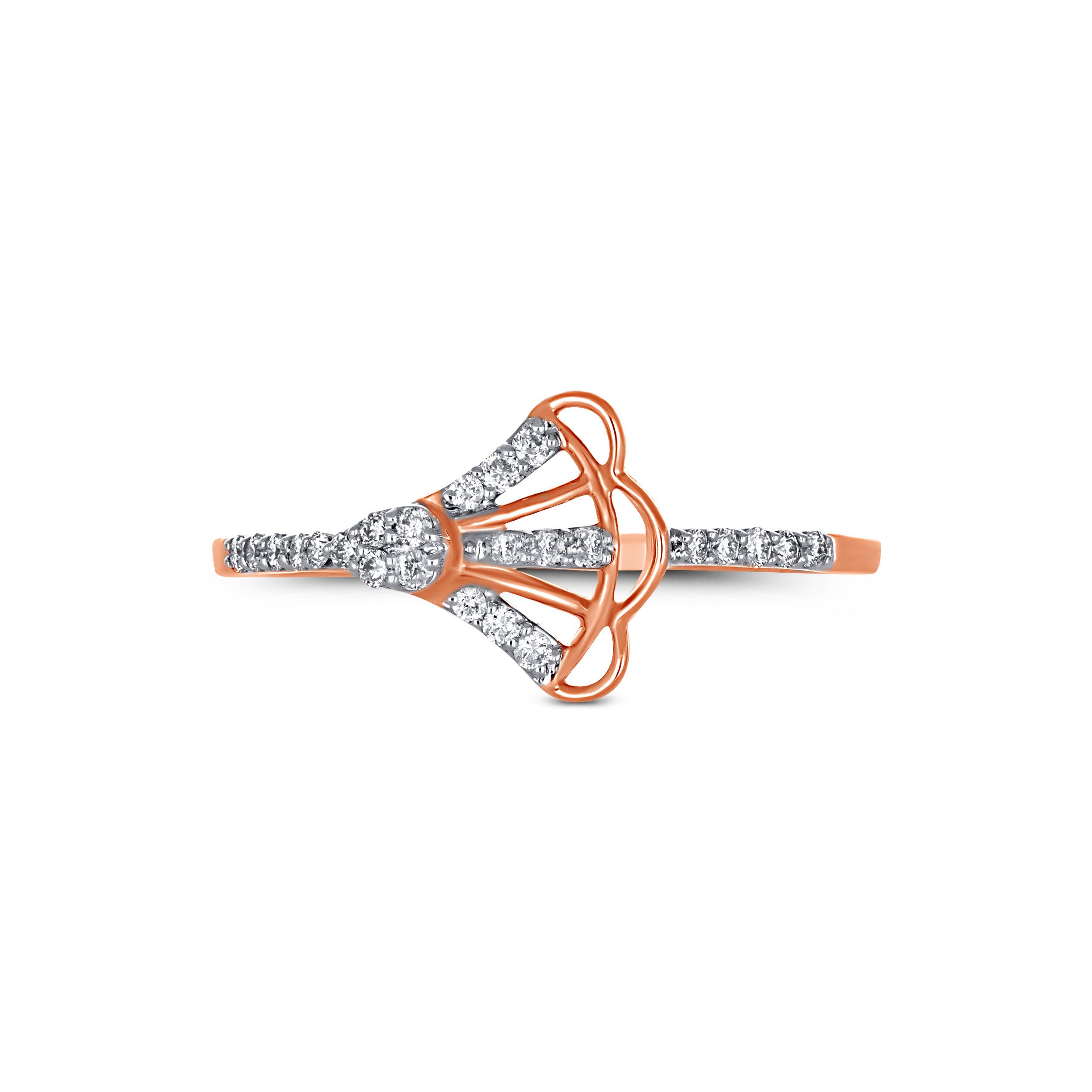 Flared Radiance Diamond Ring alternate view 1