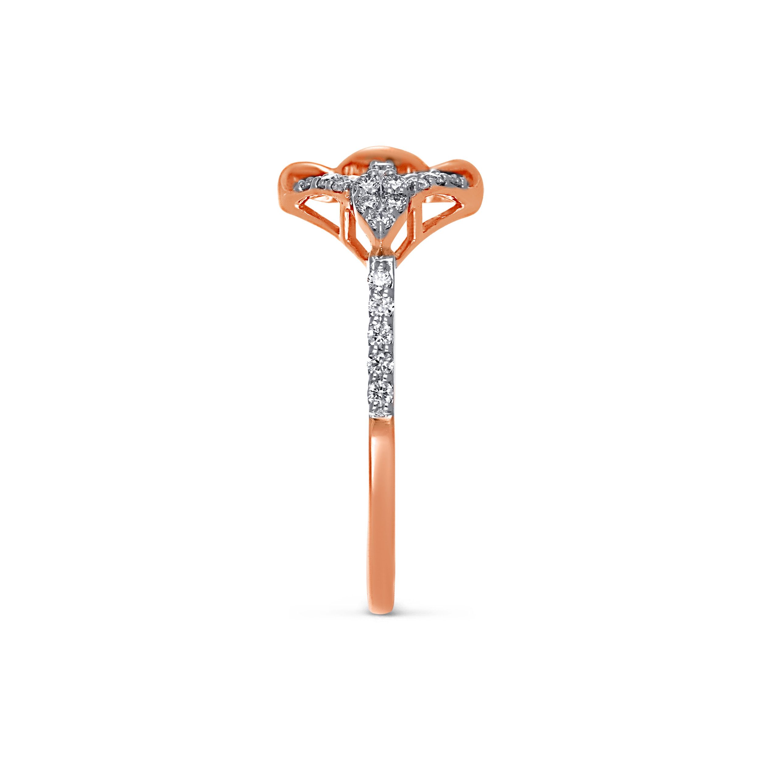 Flared Radiance Diamond Ring alternate view 2