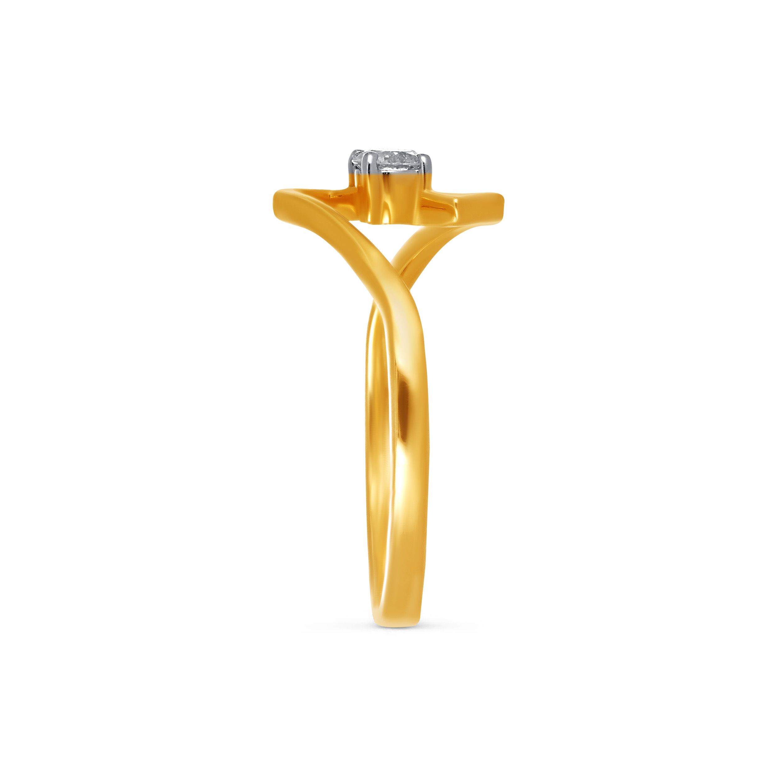 Z-Axis Solitaire Diamond Ring alternate view 2