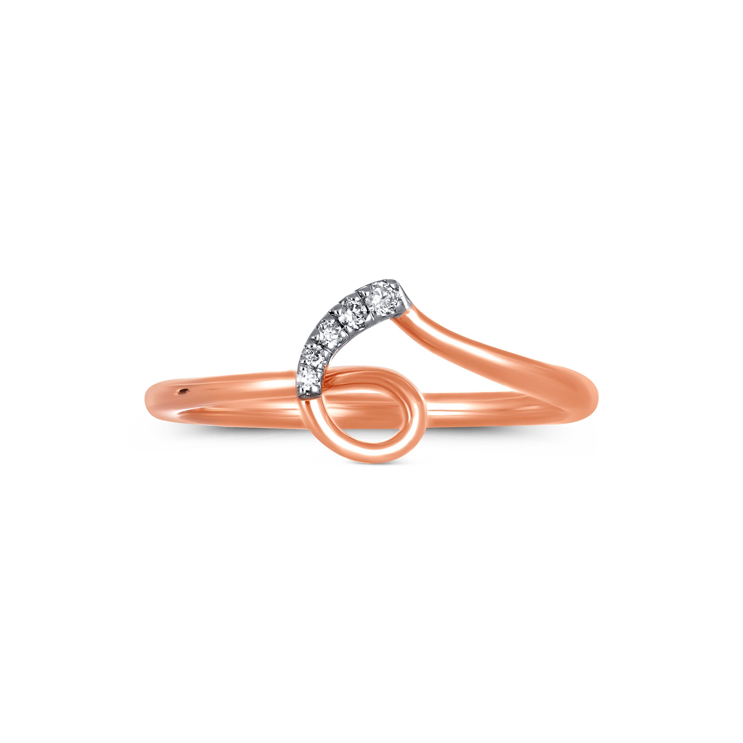 Calligraphy Loop Diamond Ring alternate view 1