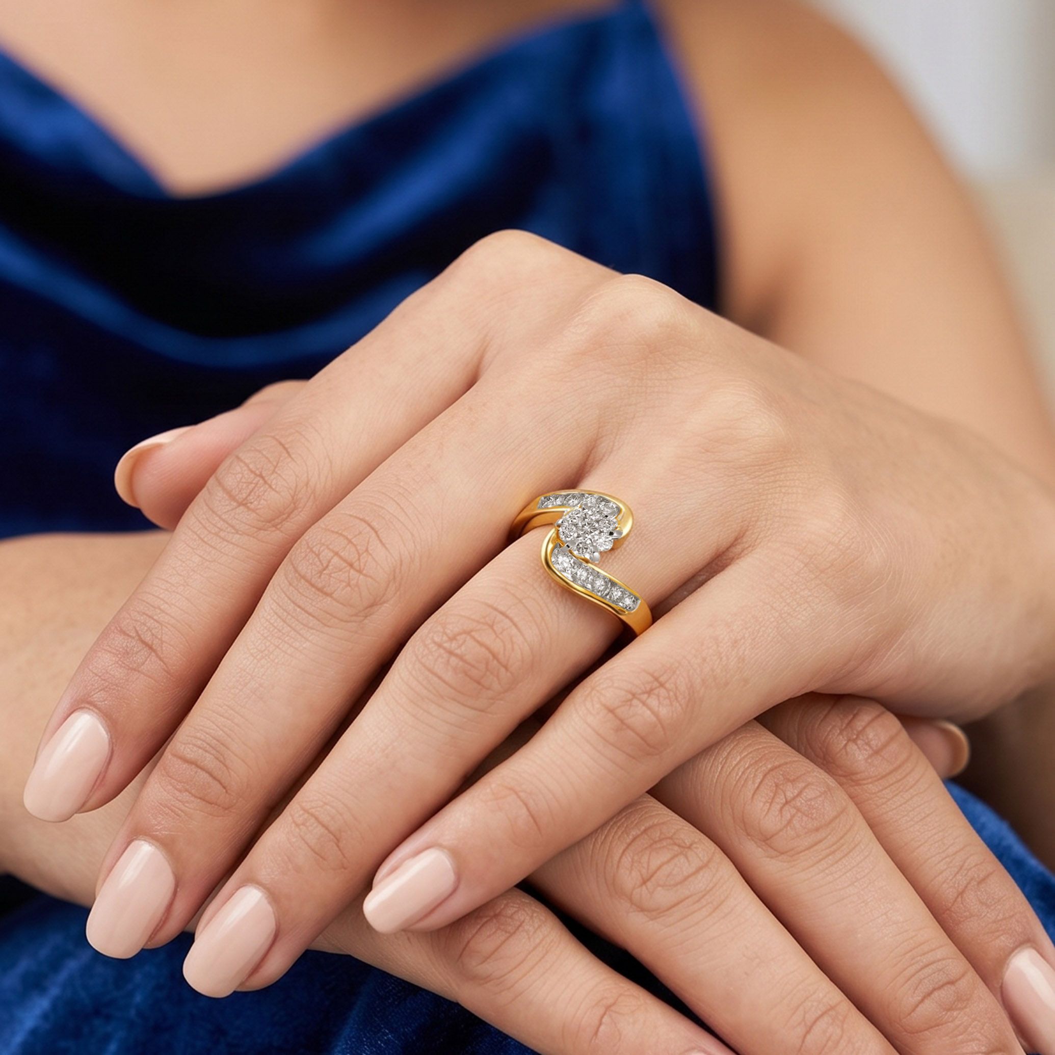 Nova Bypass Diamond Ring alternate view 3