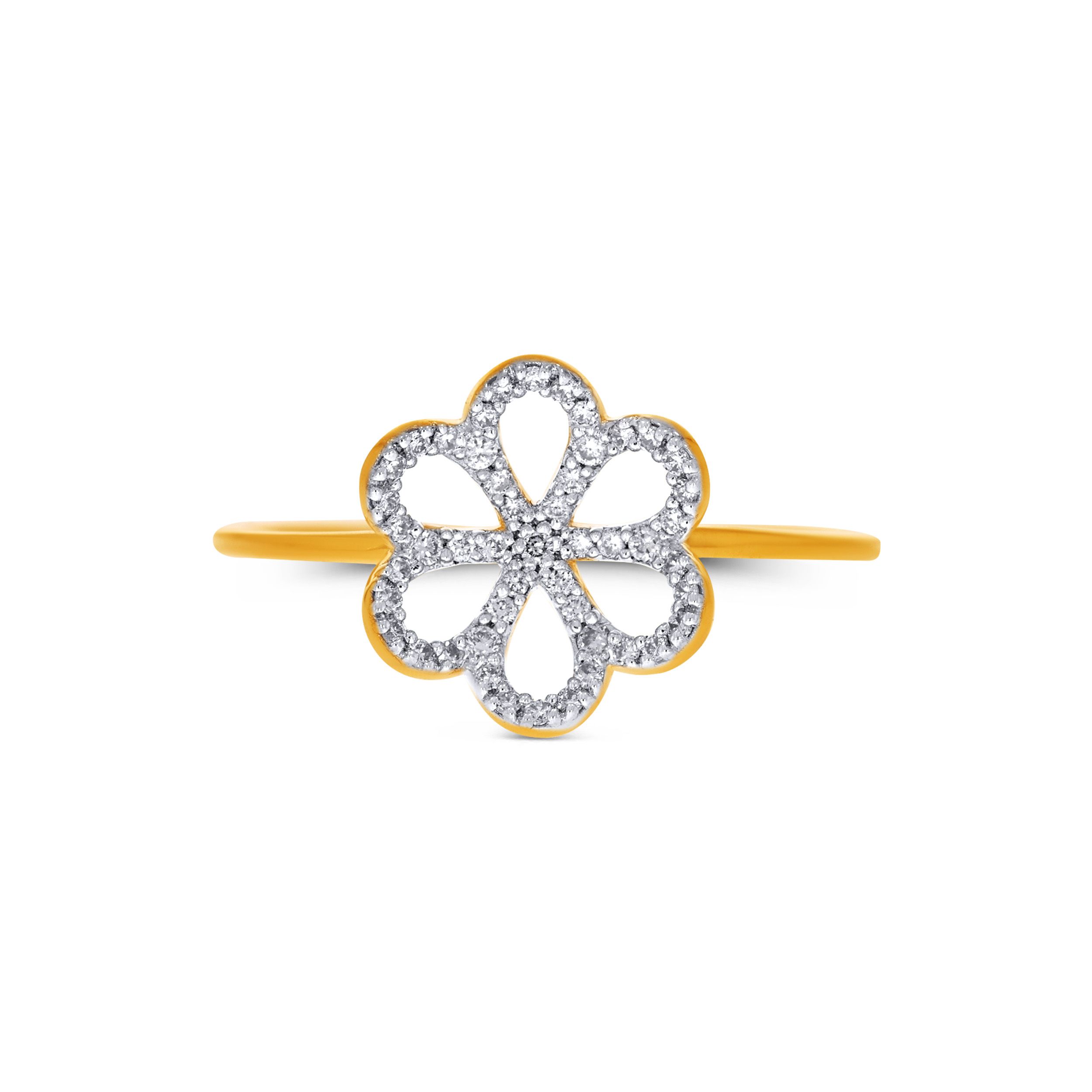 Open Bloom Diamond Ring alternate view 1