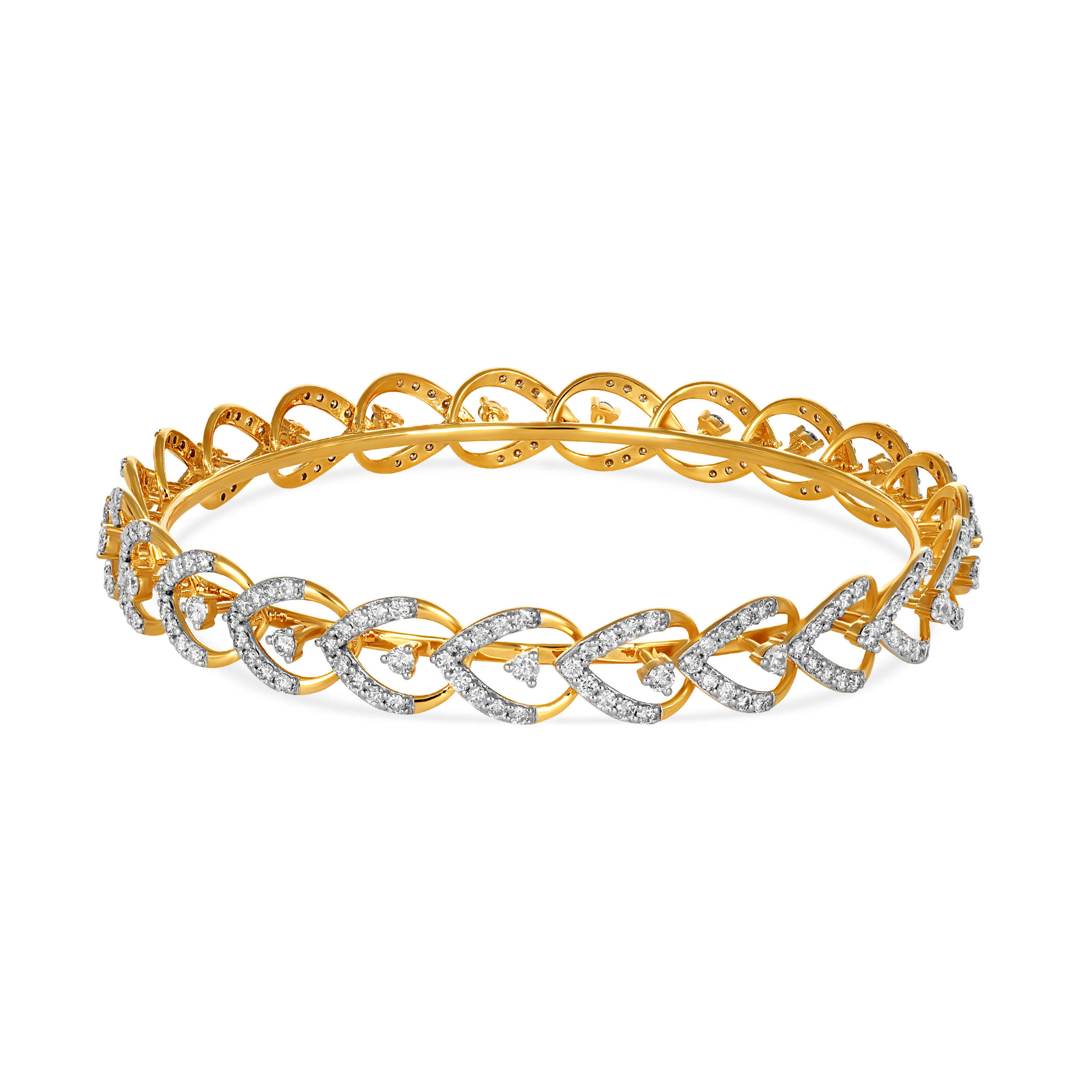 Sparkling Sonata Diamond Bangle - Senco Gold and Diamonds