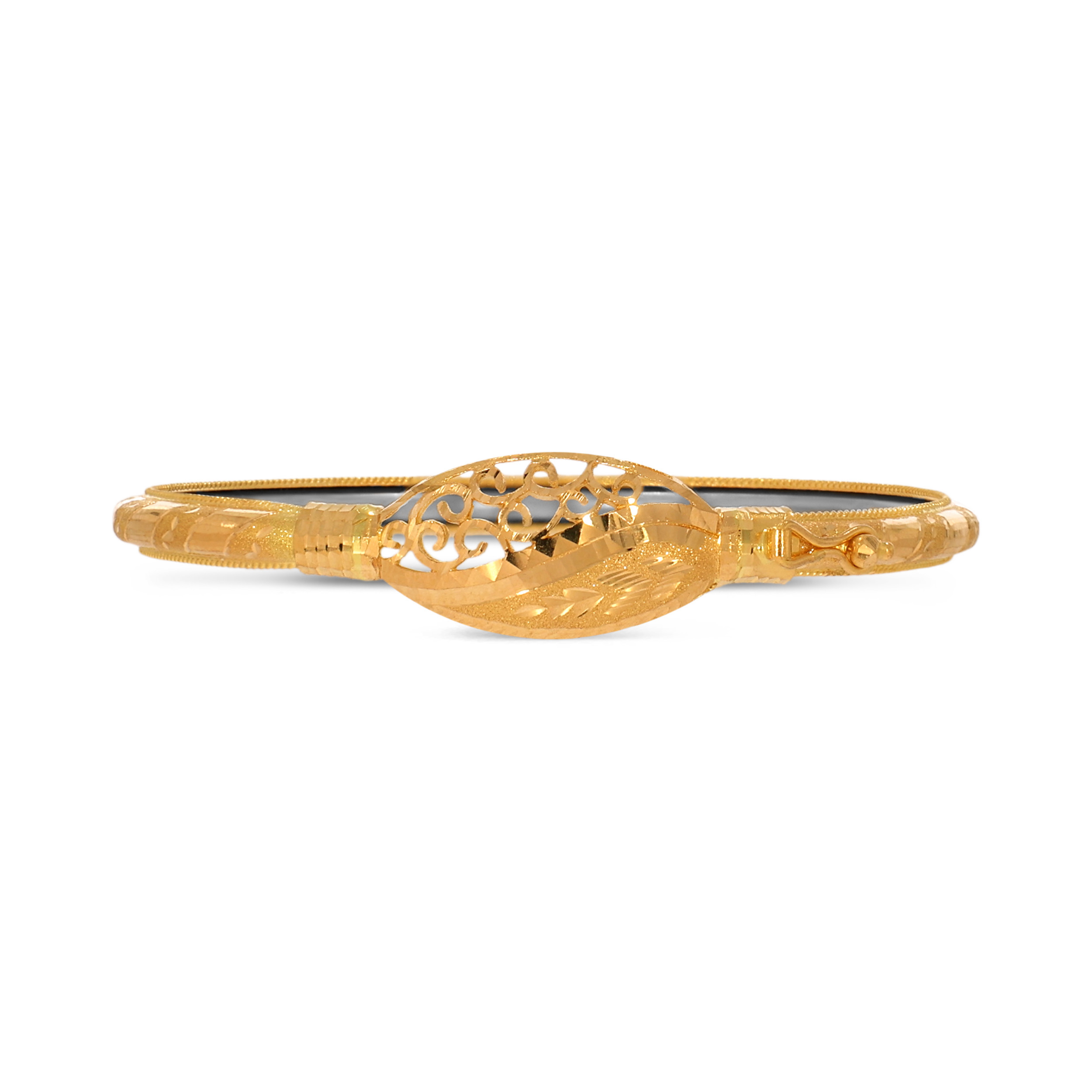 Ornate Gold Noa Bangle - Senco Gold and Diamonds