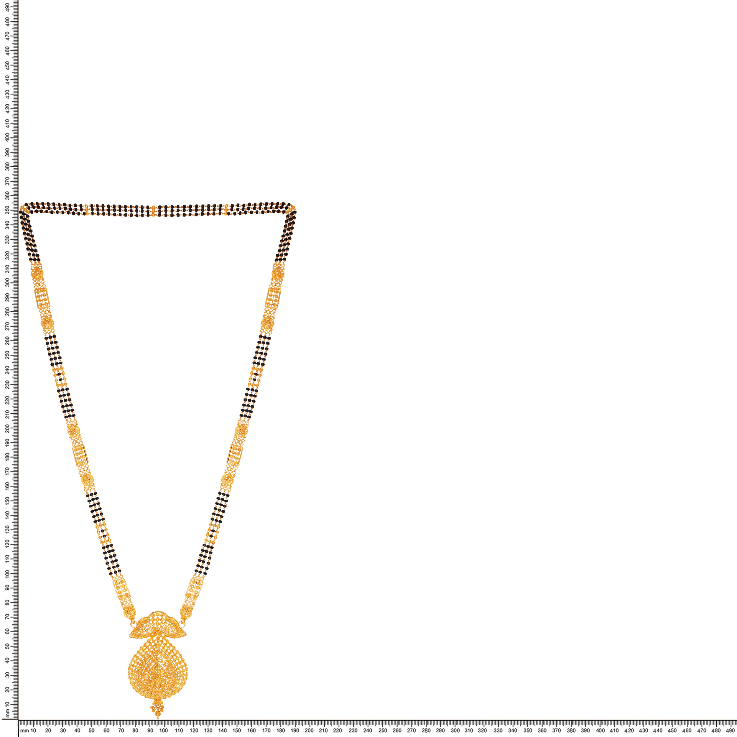 Eternal Elegance Gold Mangalsutra - Senco Gold and Diamonds