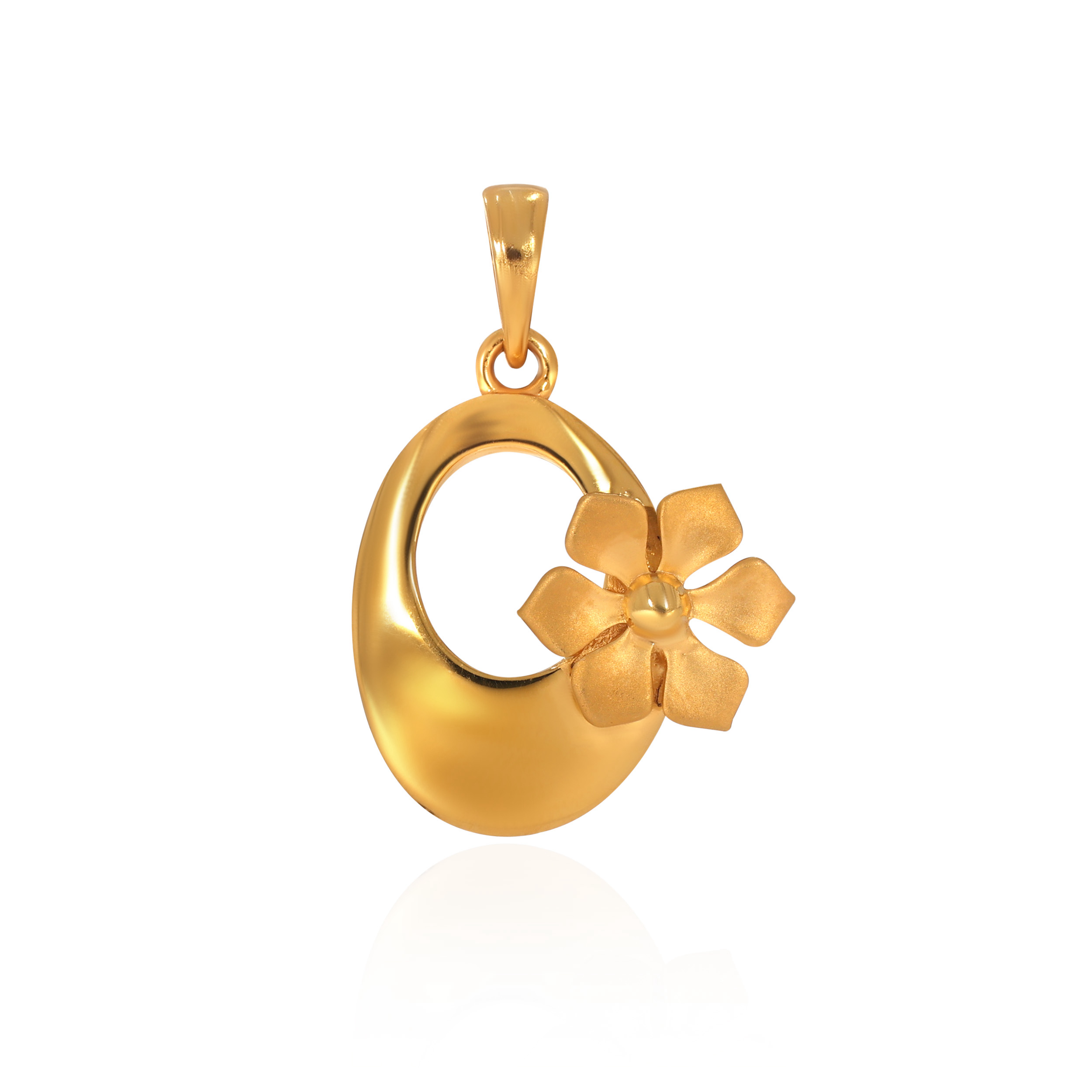 22K Yellow Gold Fancy Gold Pendant-GPN-D000742232 - Senco Gold and Diamonds