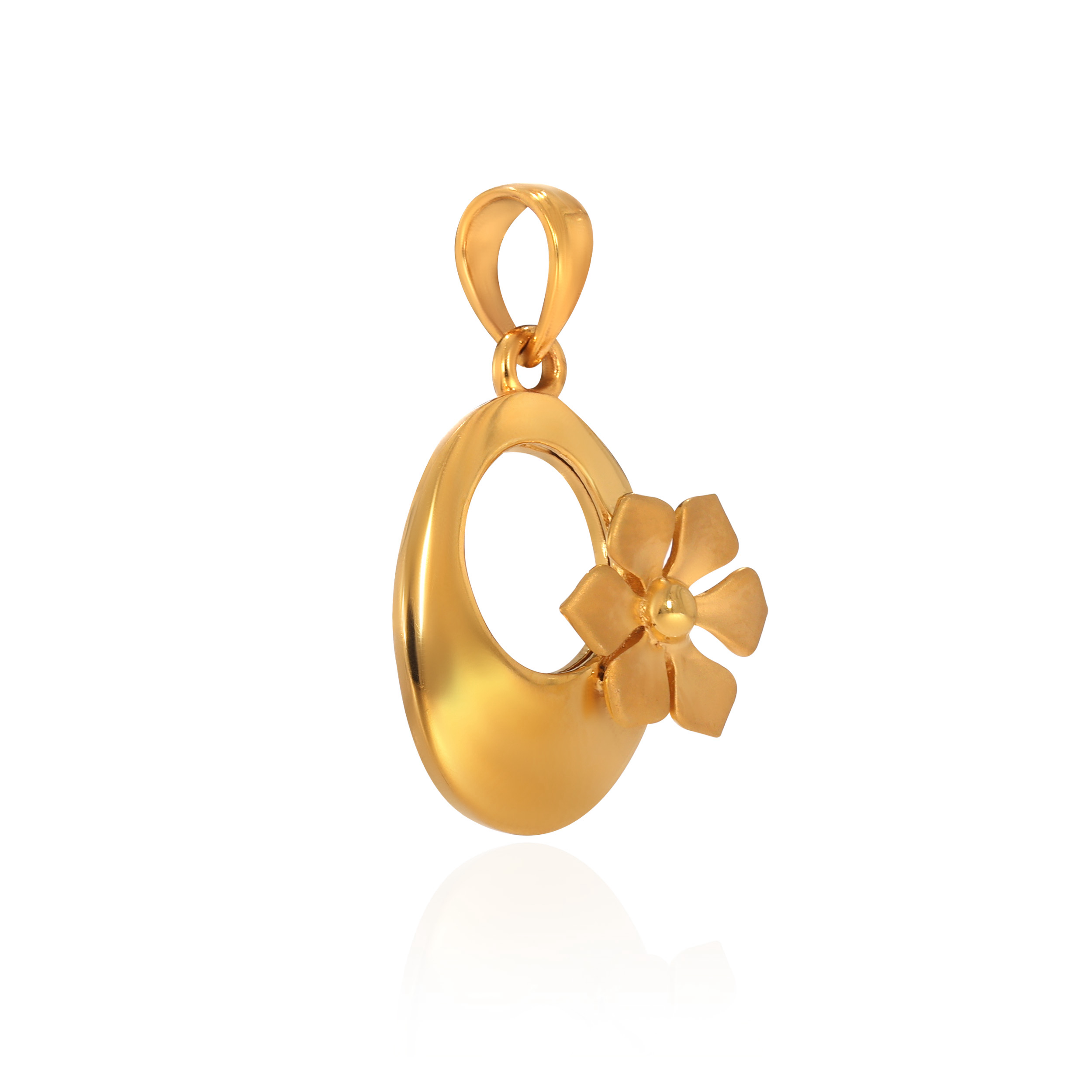 22K Yellow Gold Fancy Gold Pendant-GPN-D000742232 - Senco Gold and Diamonds