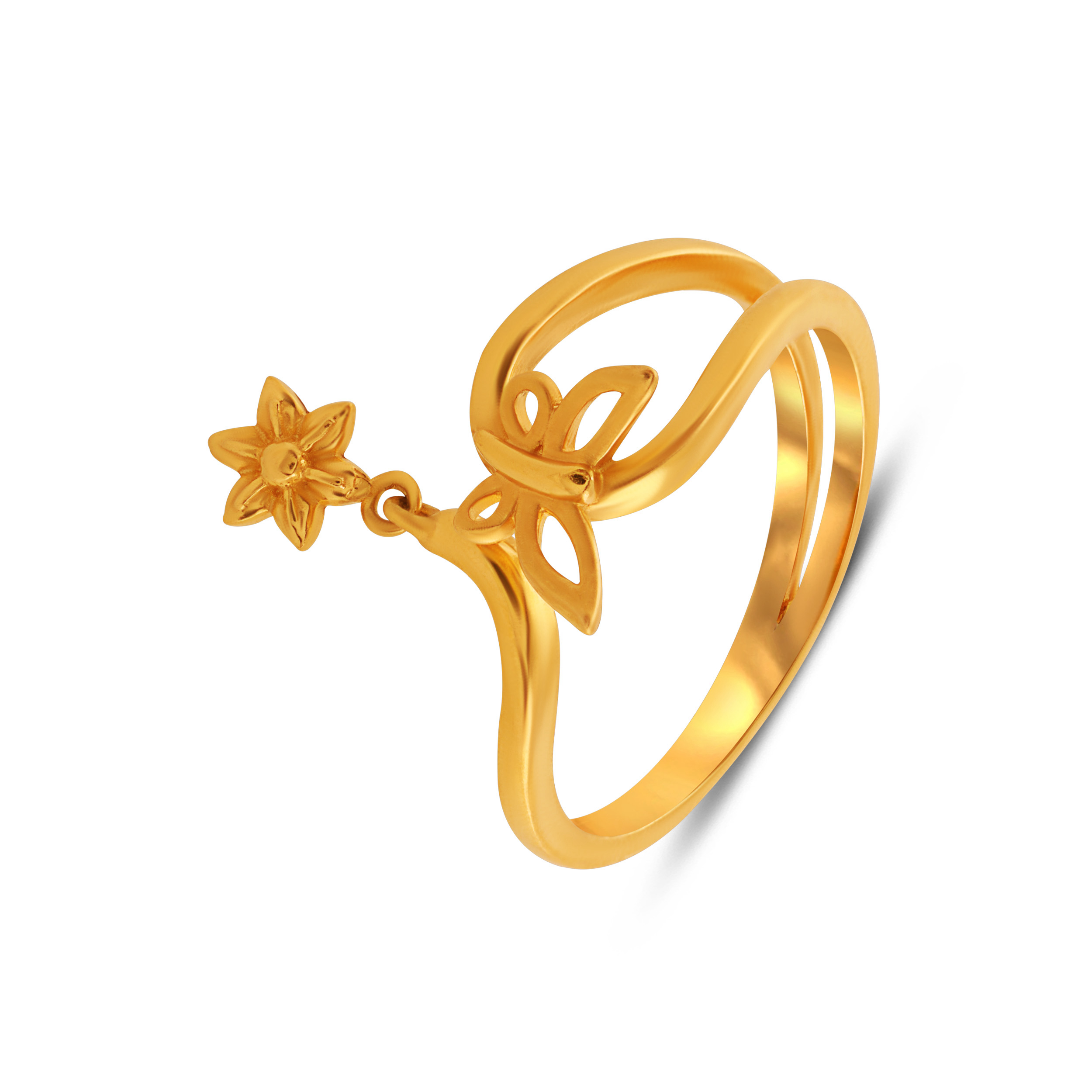 Petal Play Gold Ring - Senco Gold and Diamonds