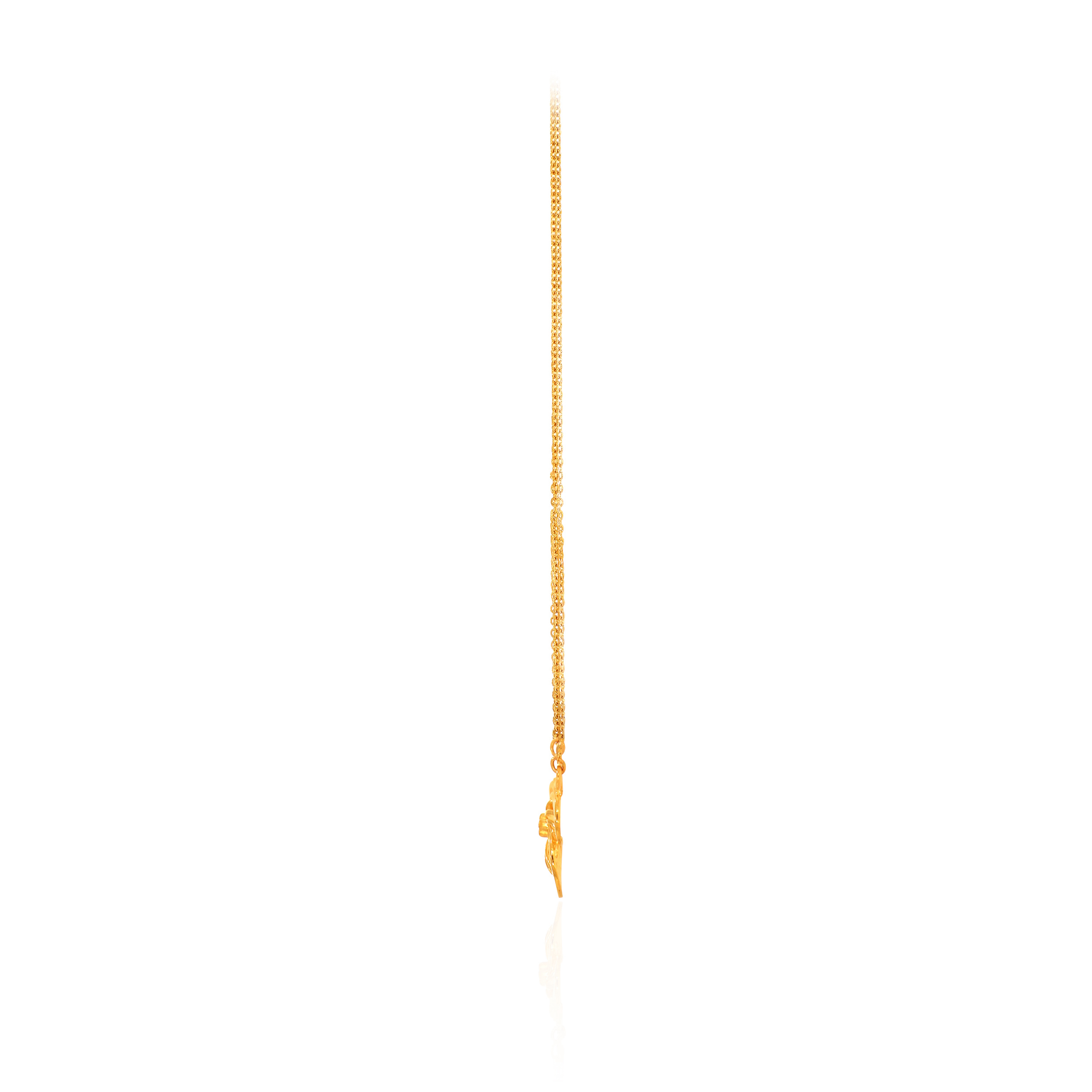 22K Yellow Gold Chain Pendant-GPN-D000777019 - Senco Gold and Diamonds