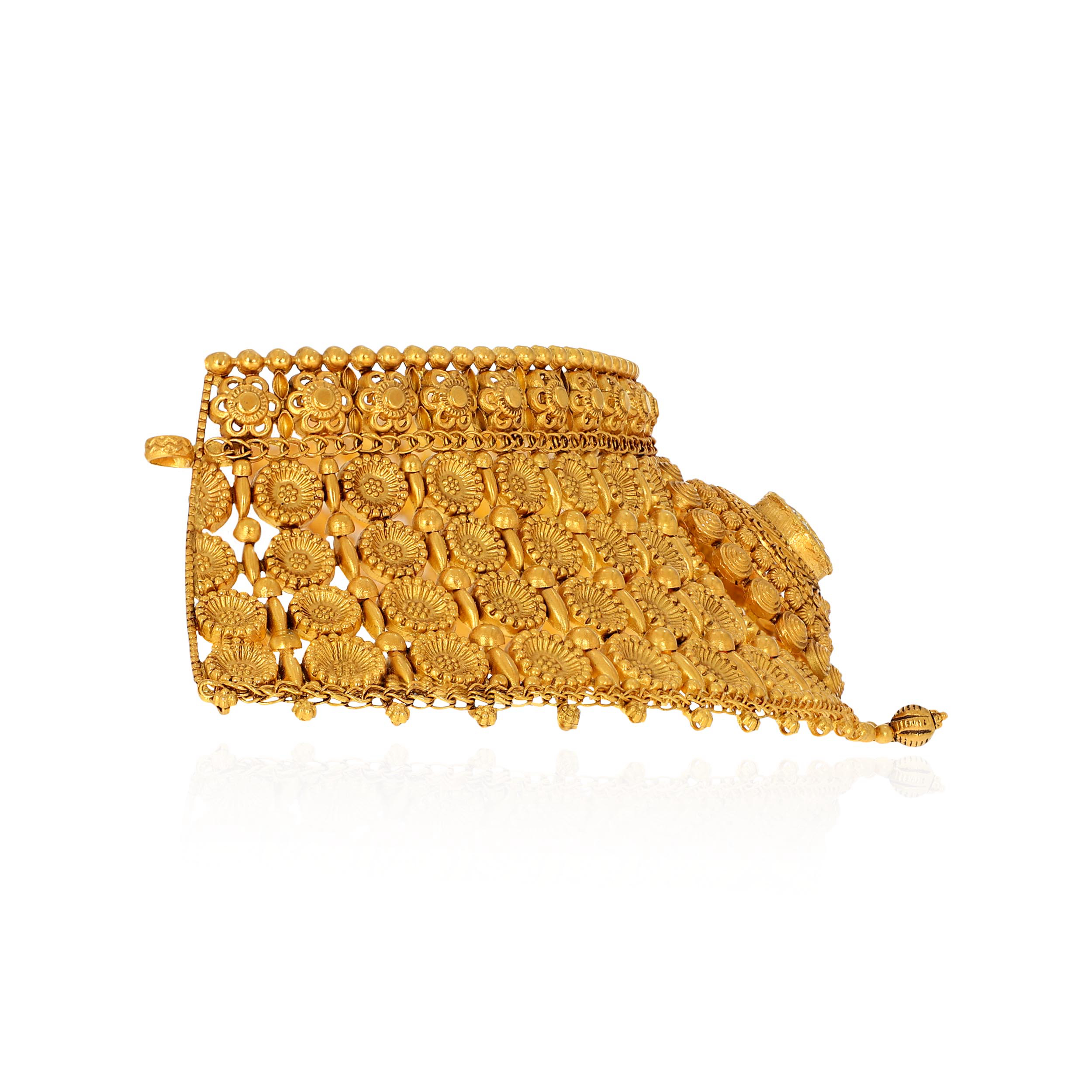Heritage Wreath Gold Choker - Senco Gold and Diamonds