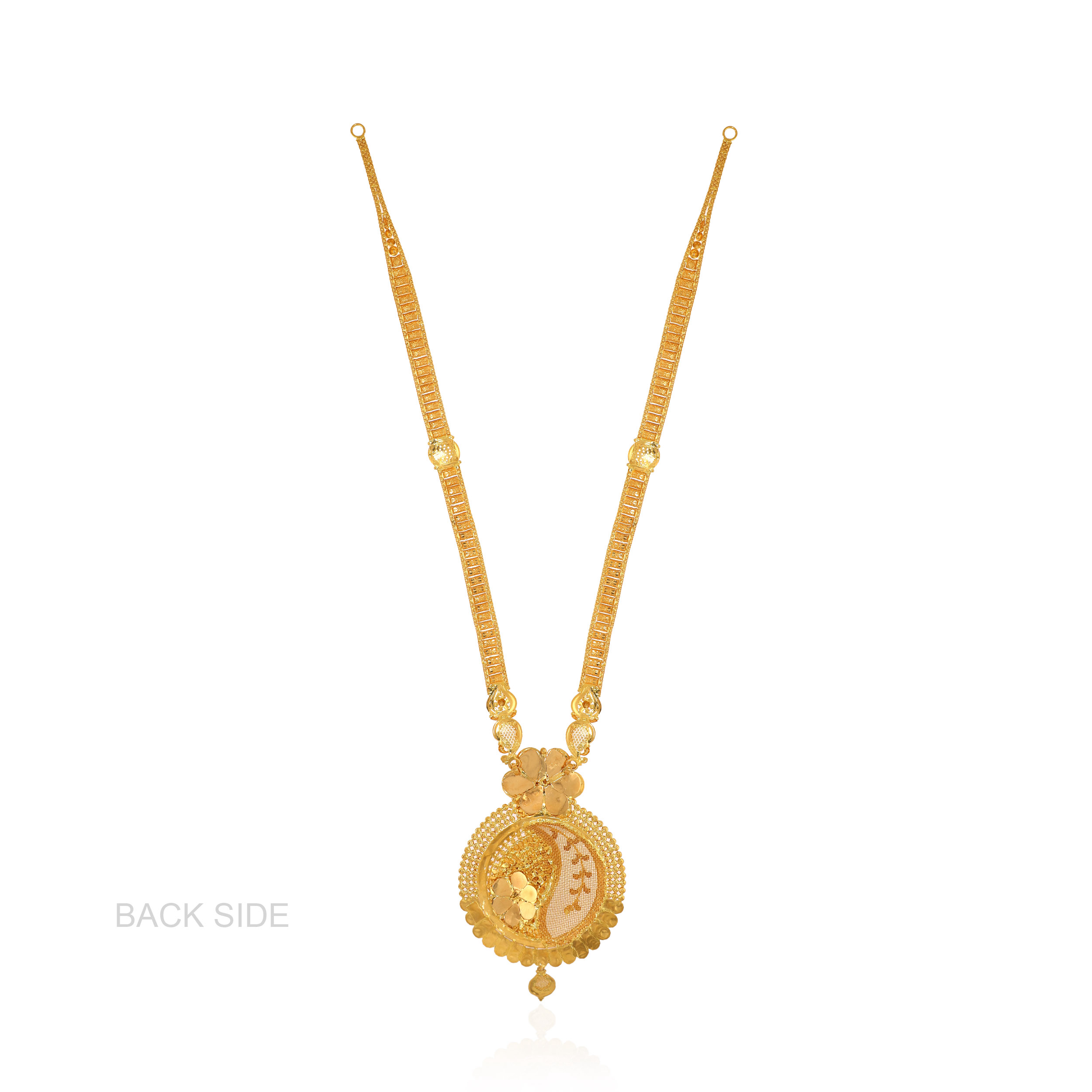 Regal Ceremonial Gold Sitahar Necklace - Senco Gold and Diamonds