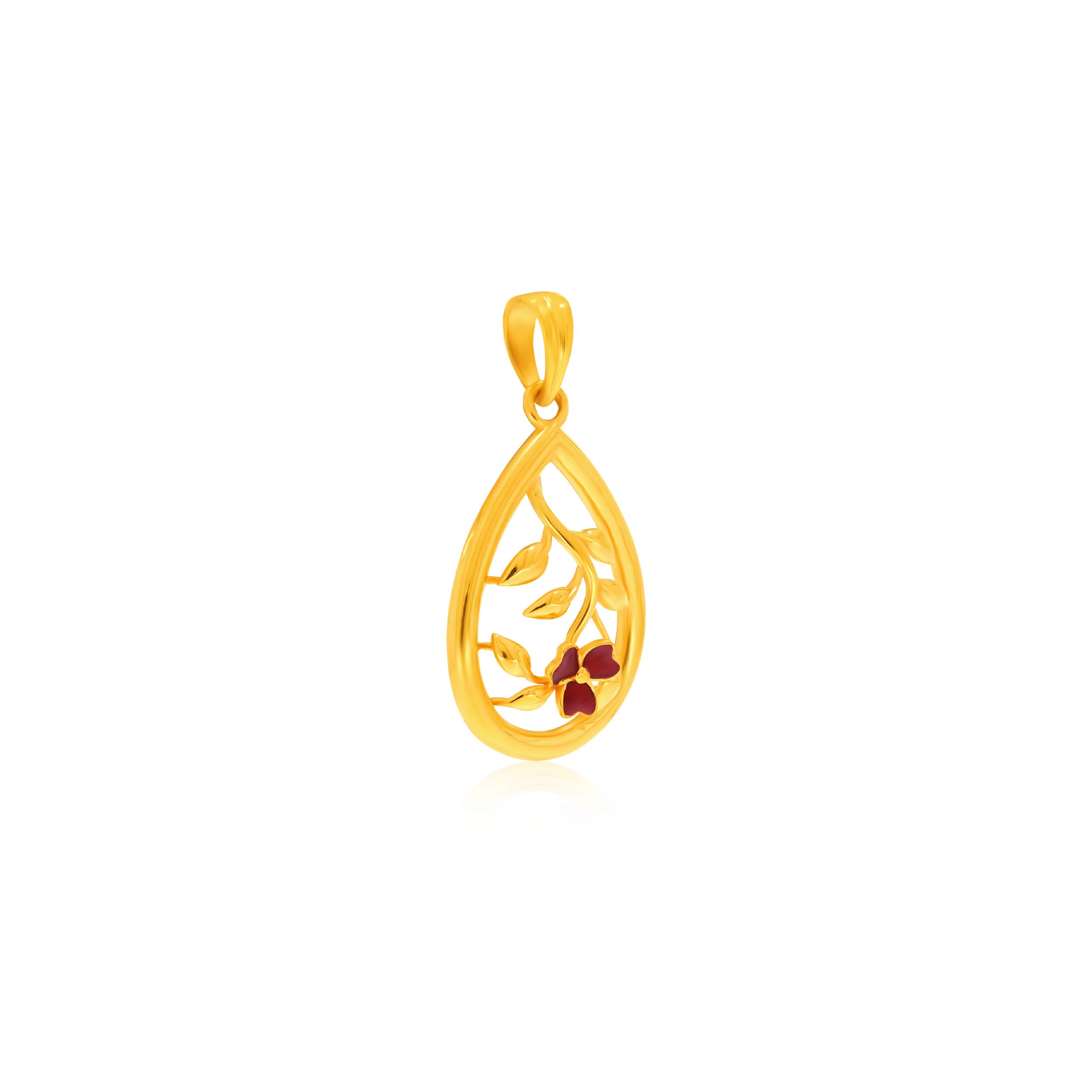 Trillium Glow Gold Pendant - Senco Gold and Diamonds