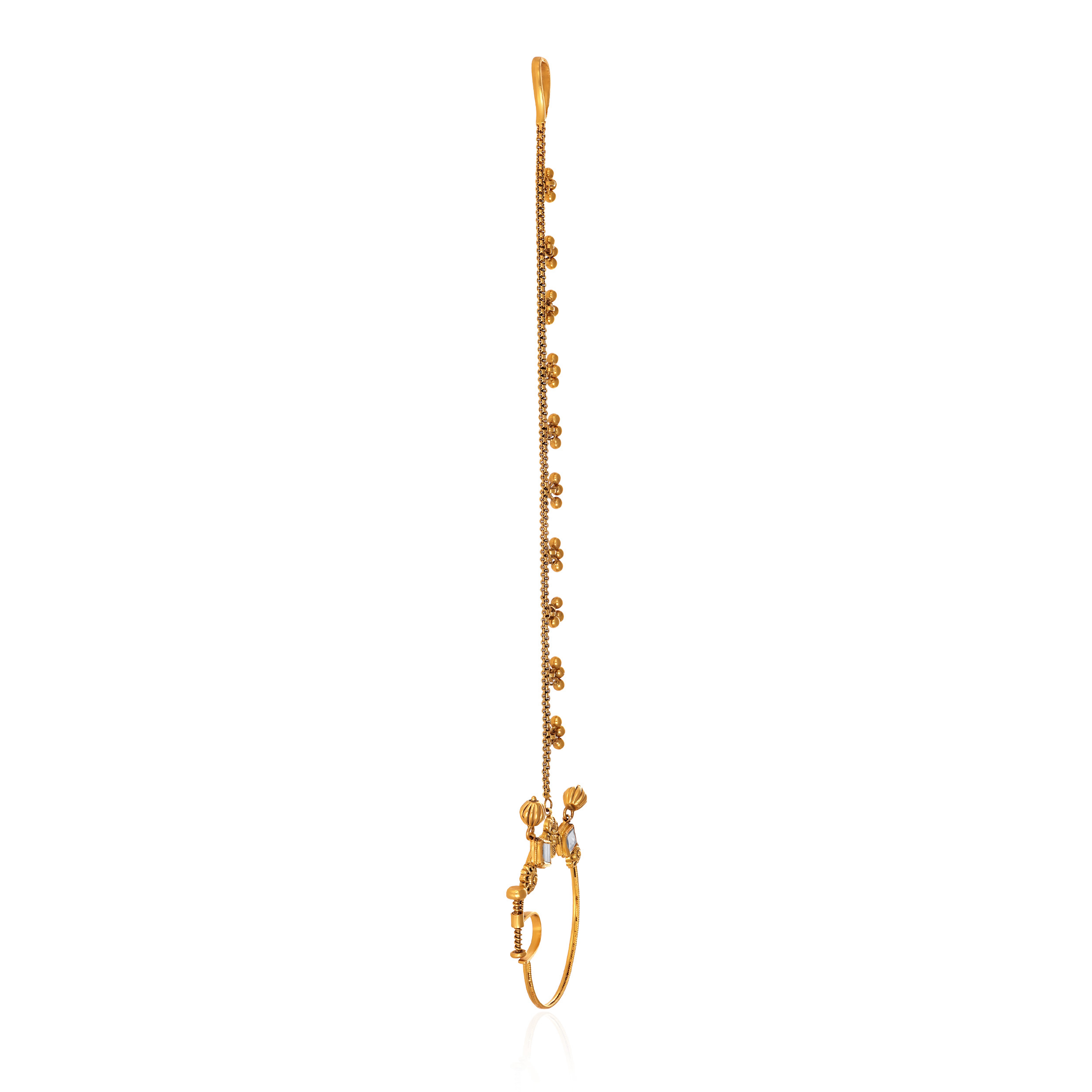 Regal Kundan Gold Nath - Senco Gold and Diamonds