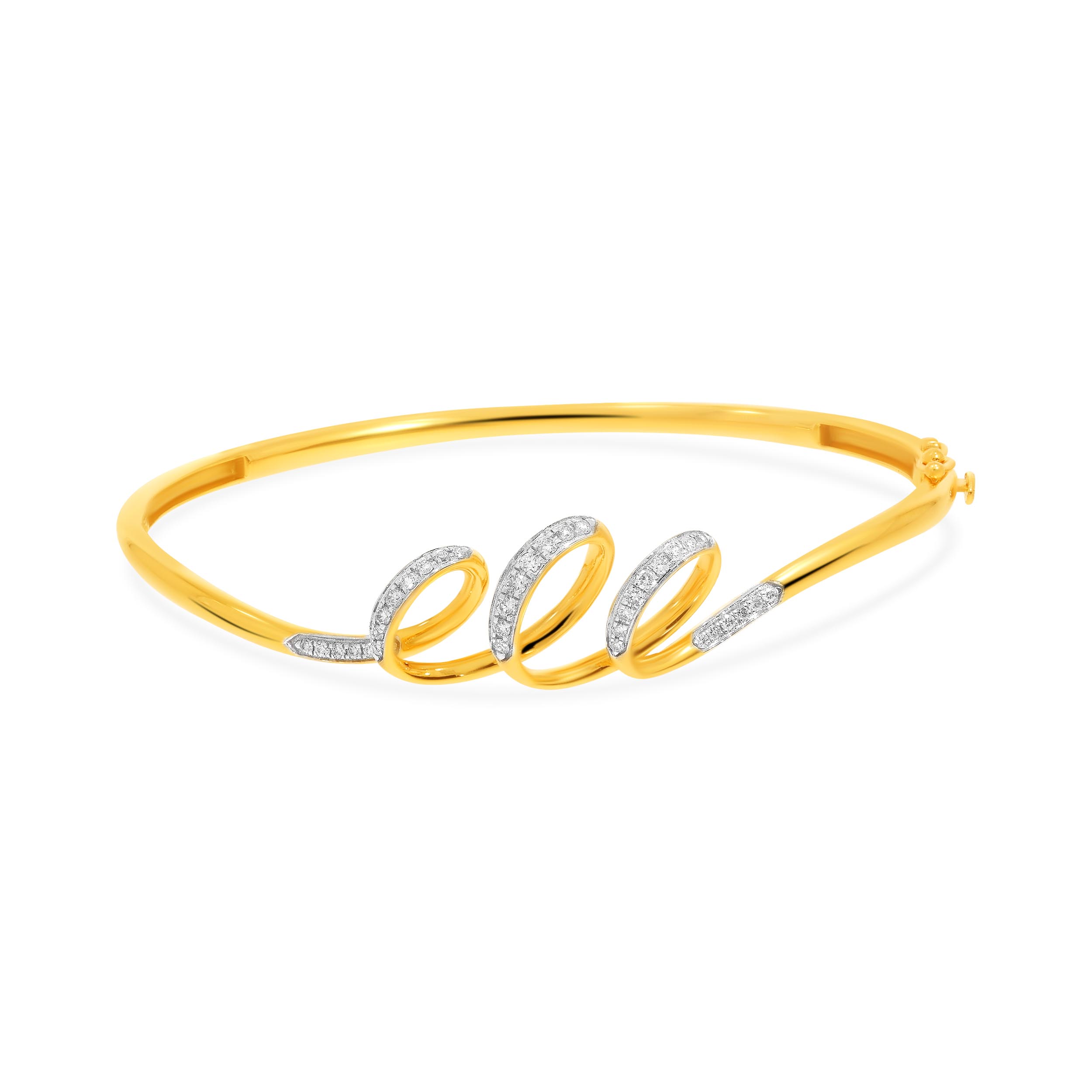 Sleek Twist Diamond Bracelet - Senco Gold and Diamonds