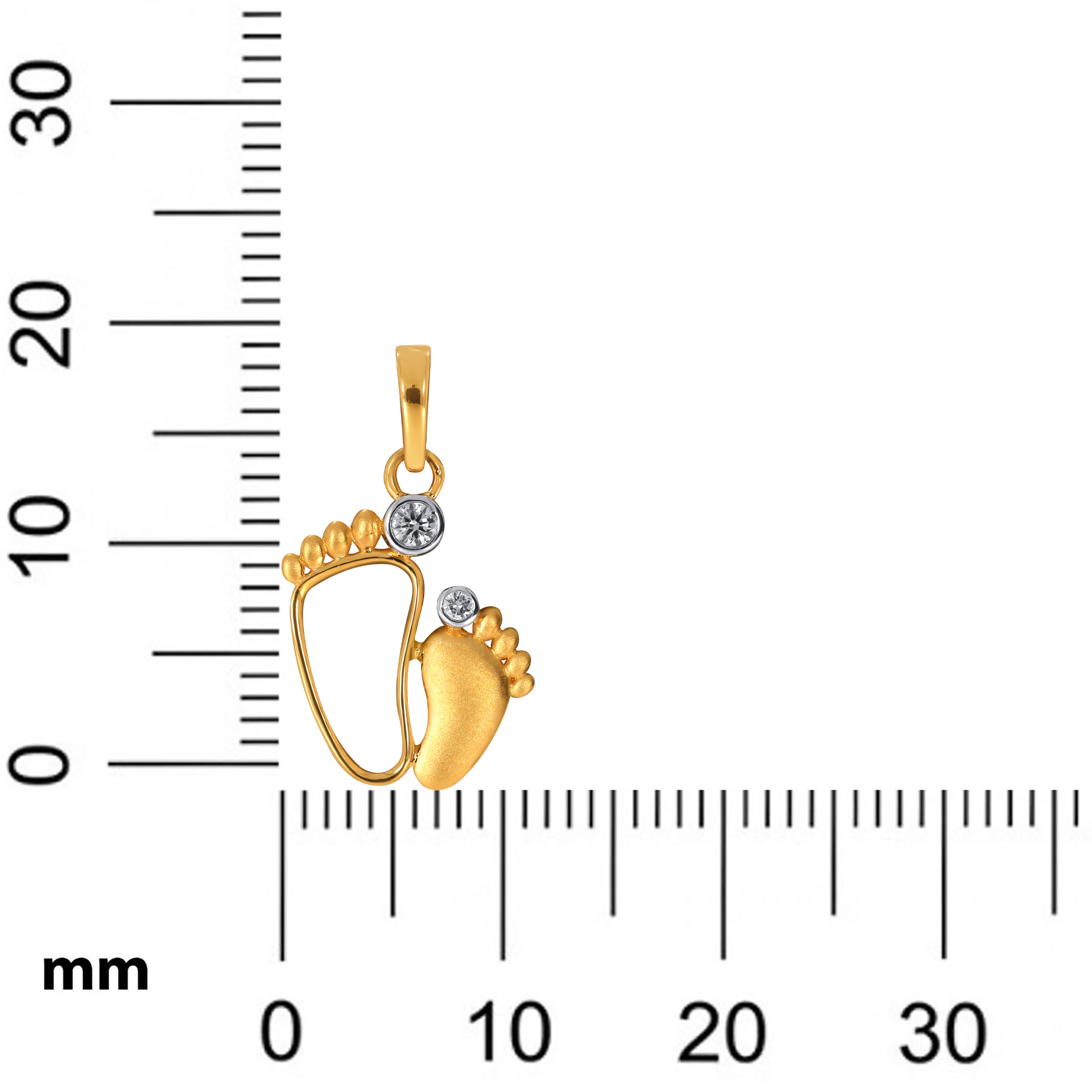 14K Yellow Gold Kids Diamond Pendant-DPN-D000790391 - Senco Gold and Diamonds