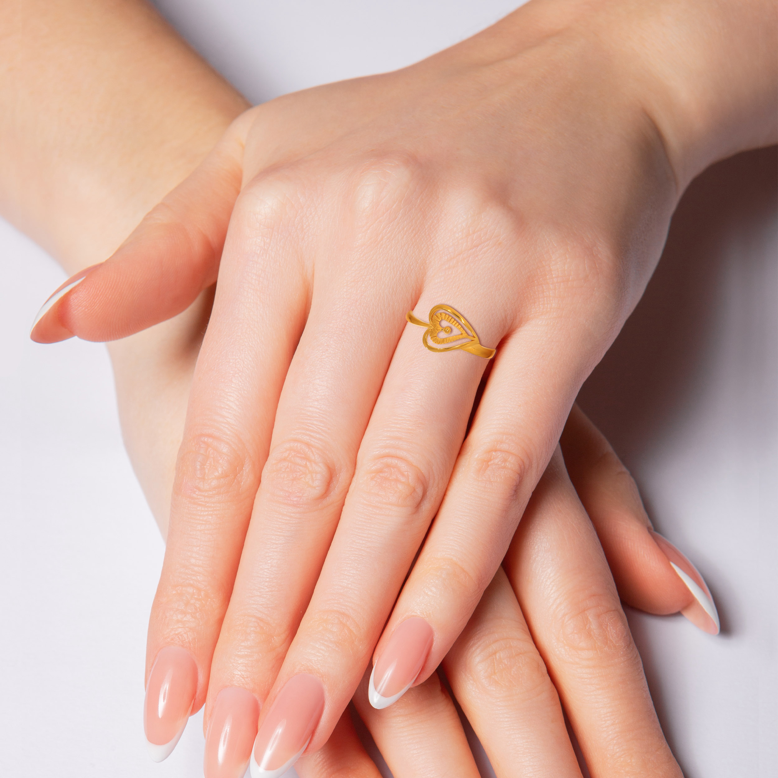 22K Yellow Gold Ring-GLR-D000075658 - Senco Gold and Diamonds