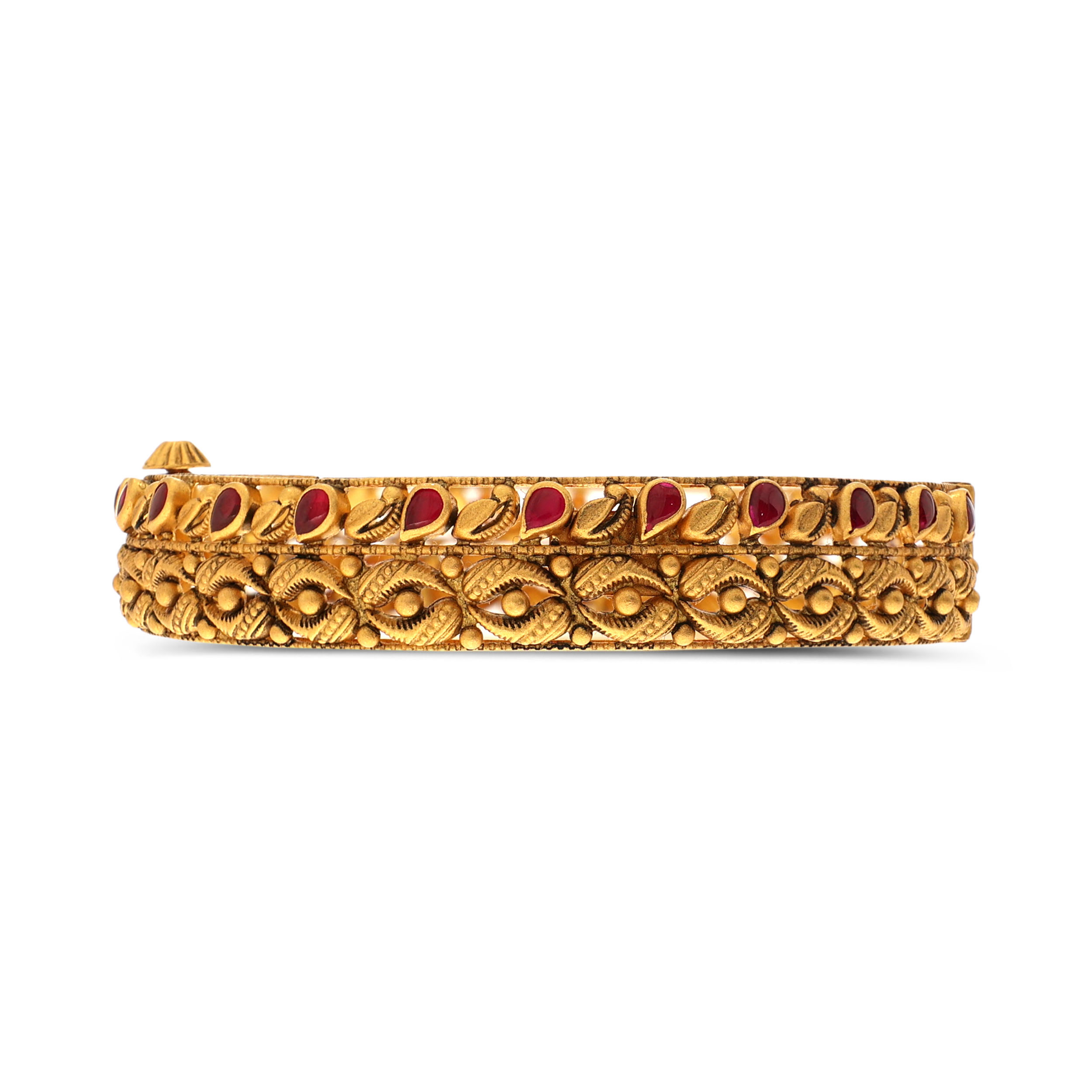Vintage Radiance Gold Chur Bangle - Senco Gold and Diamonds