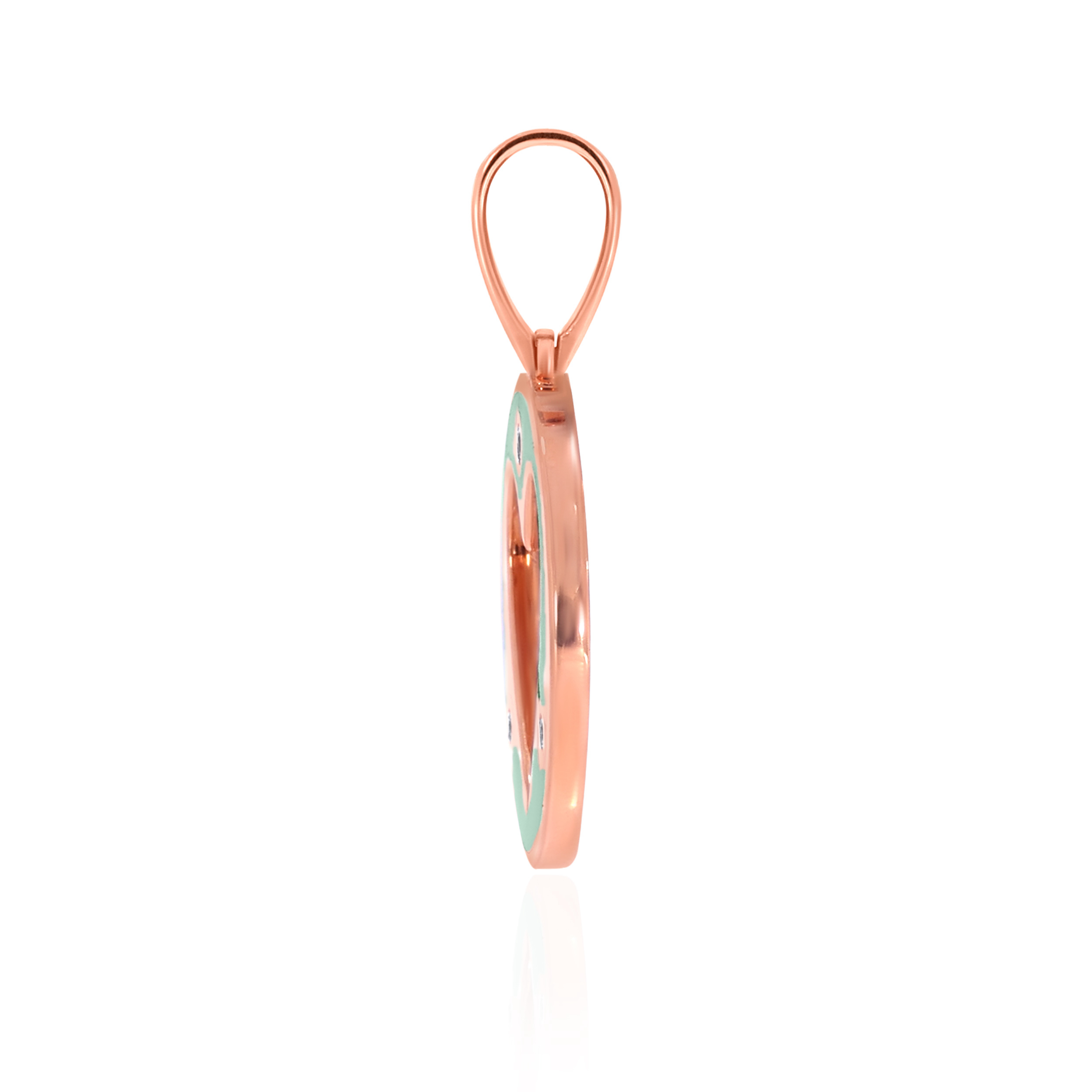 Gemini Heart Twin Diamond Pendant - Senco Gold and Diamonds