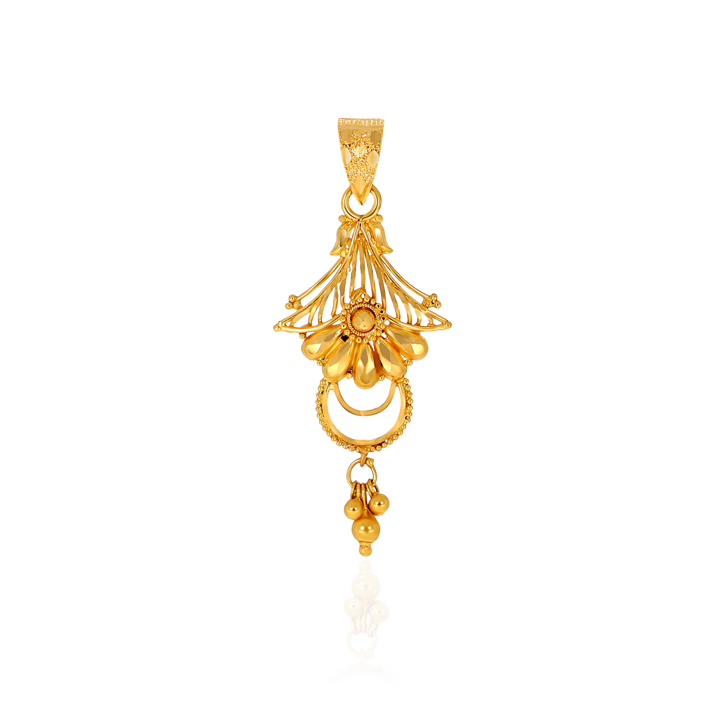 Blossom Cascade Gold Pendant - Senco Gold and Diamonds