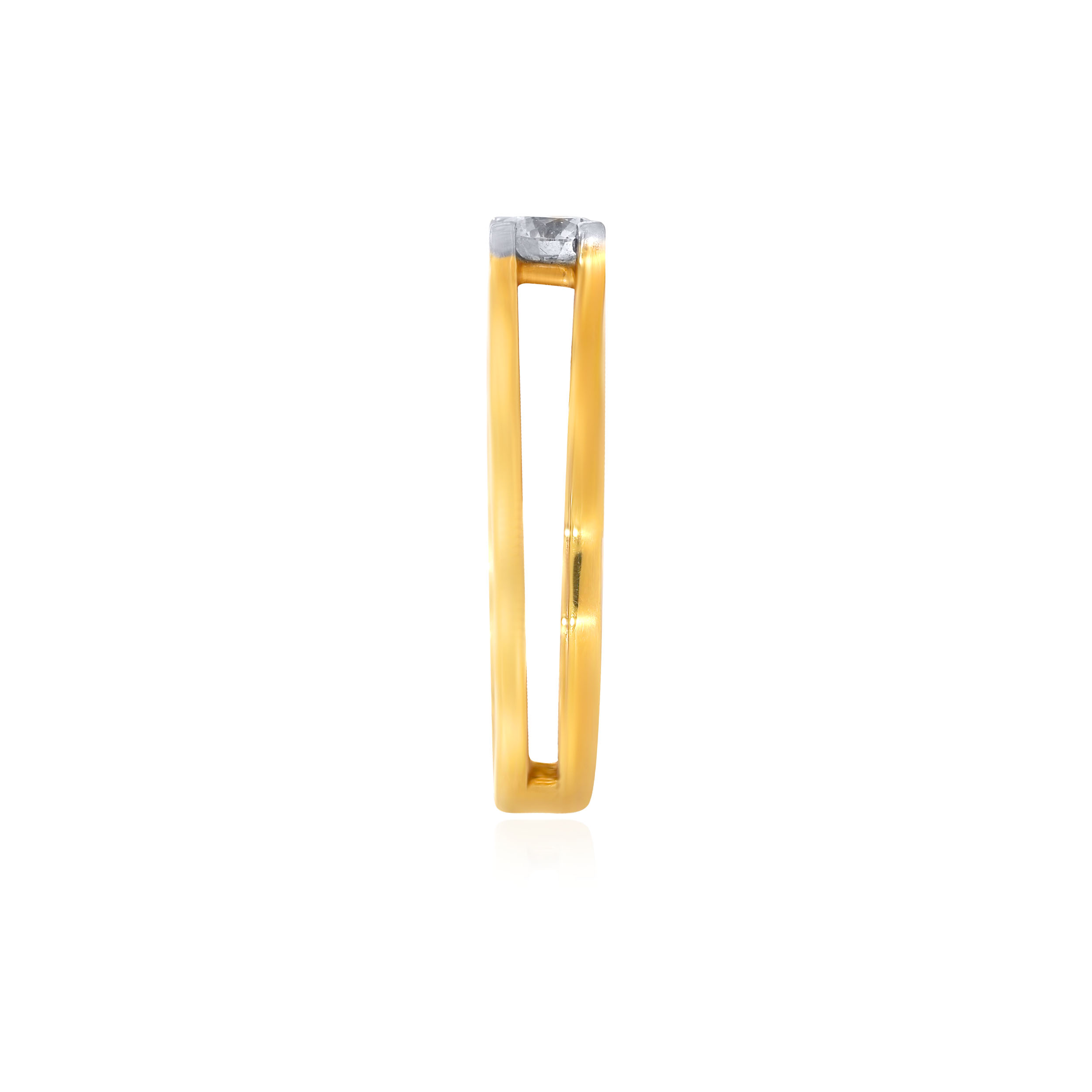 Elevated Glint Solitaire Ring - Senco Gold and Diamonds