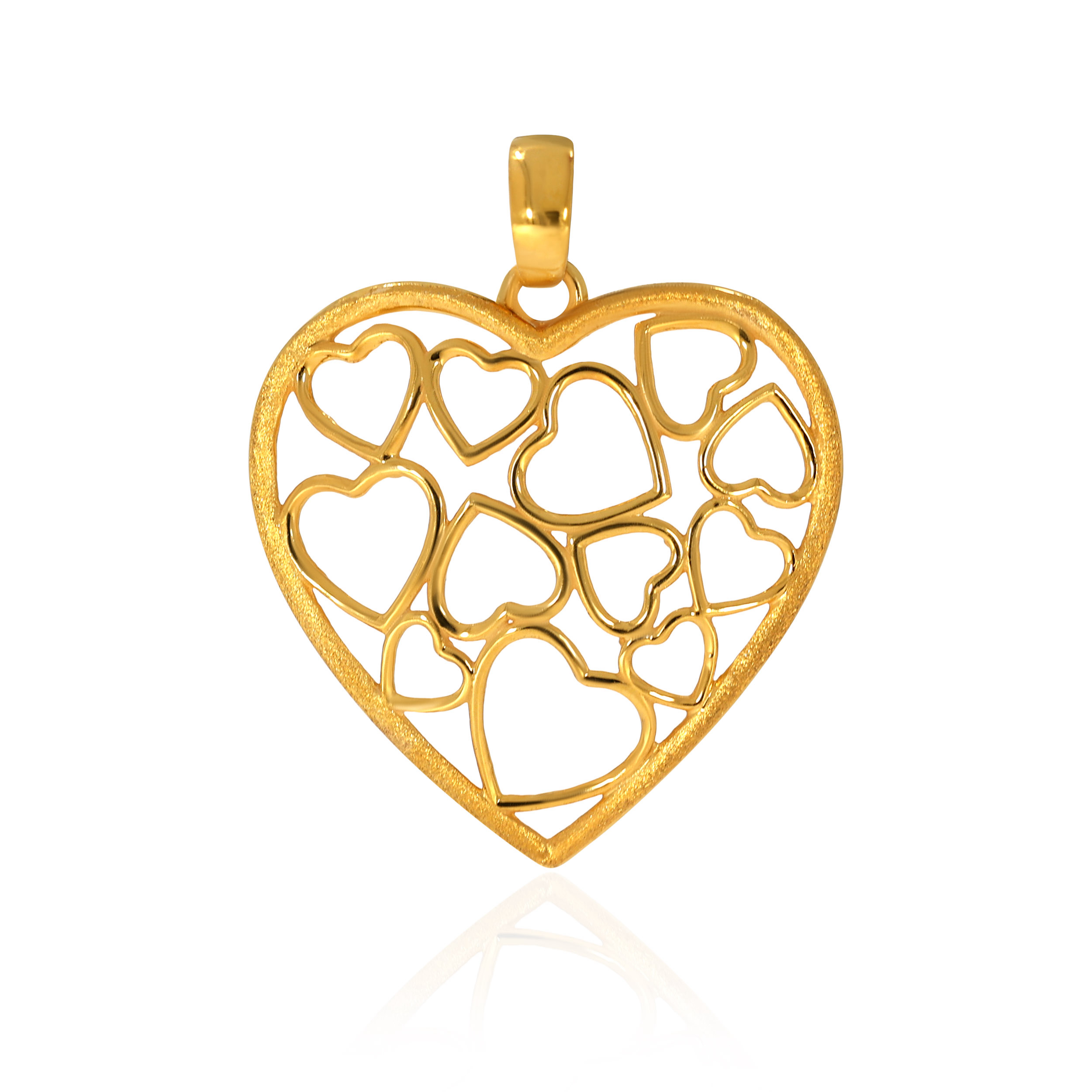 22K Yellow Gold Fancy Pendant-GPN-D000748040 - Senco Gold and Diamonds