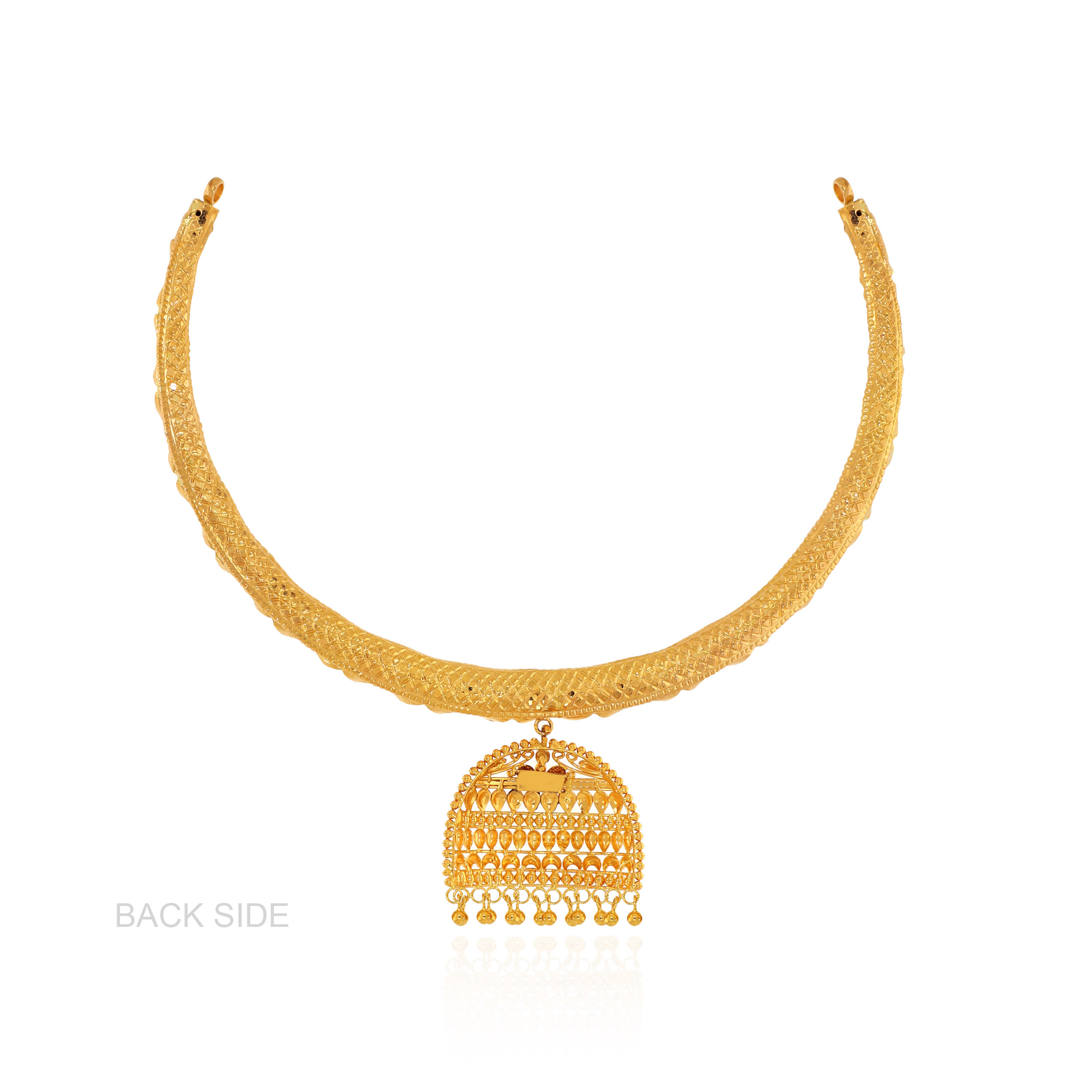 Aureate Dome Cascade Gold Necklace - Senco Gold and Diamonds