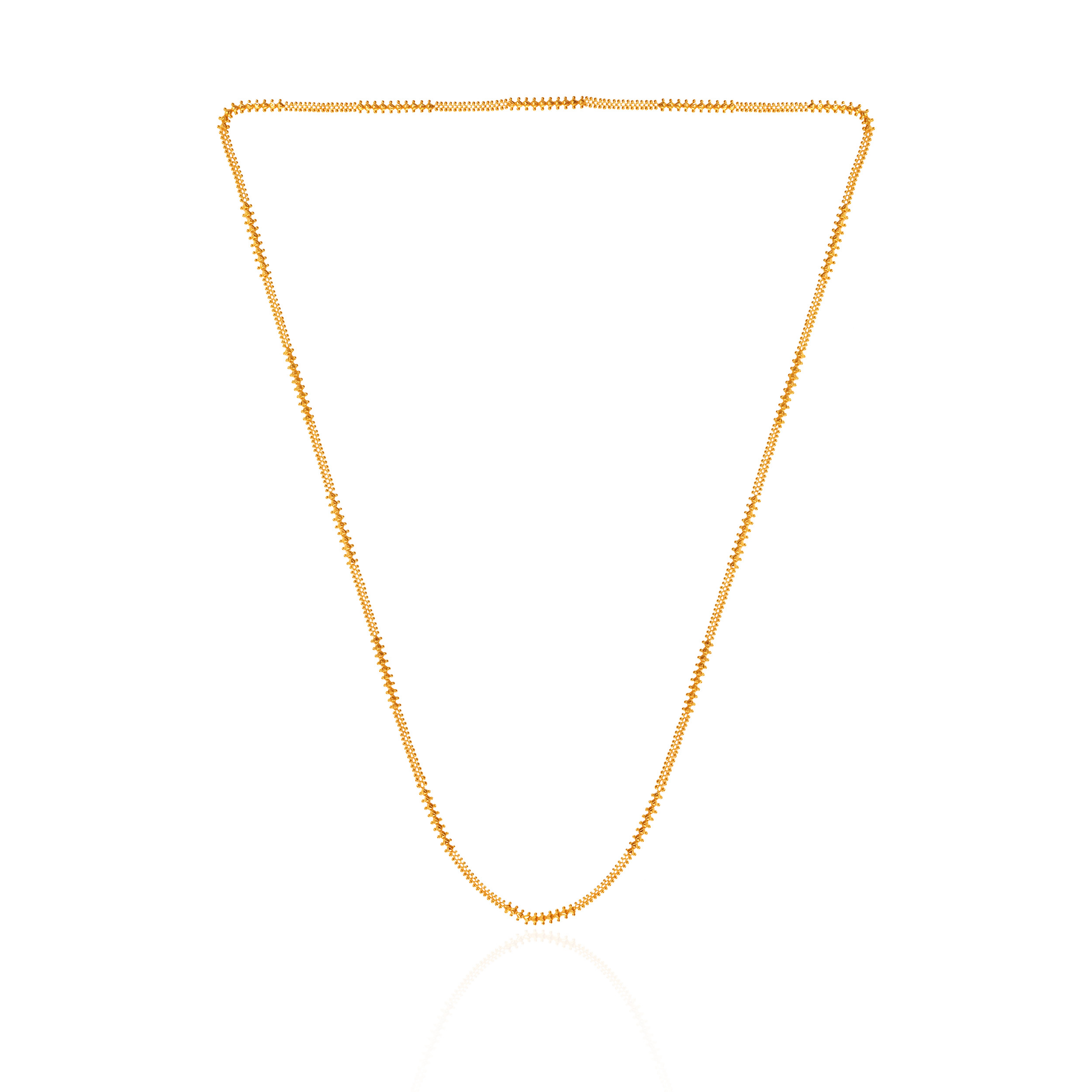 Ethnic Simplicity Gold Chain - Senco Gold and Diamonds