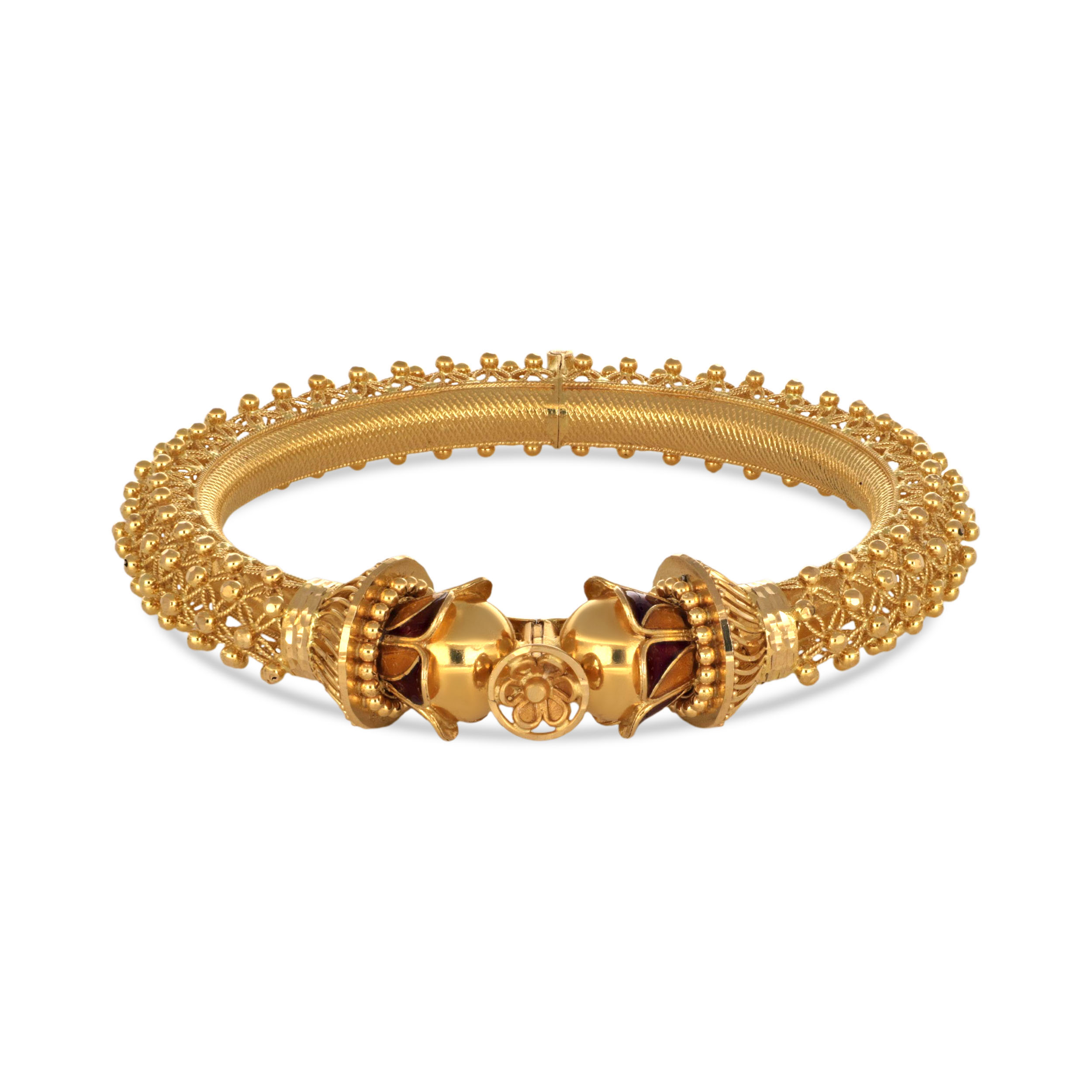 Ancestral Grace Gold Bangle - Senco Gold and Diamonds