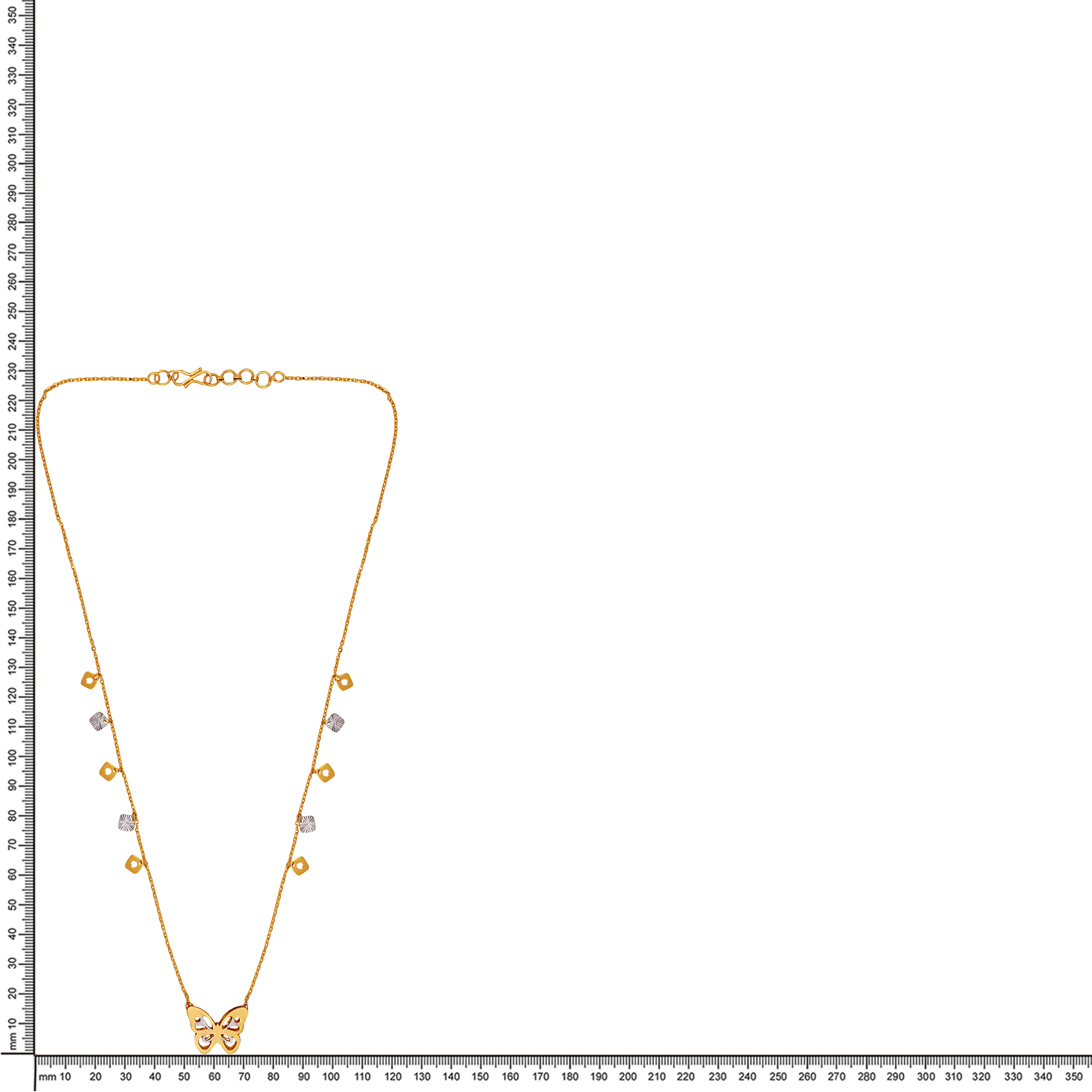 Twilight Wings Gold Chain - Senco Gold and Diamonds