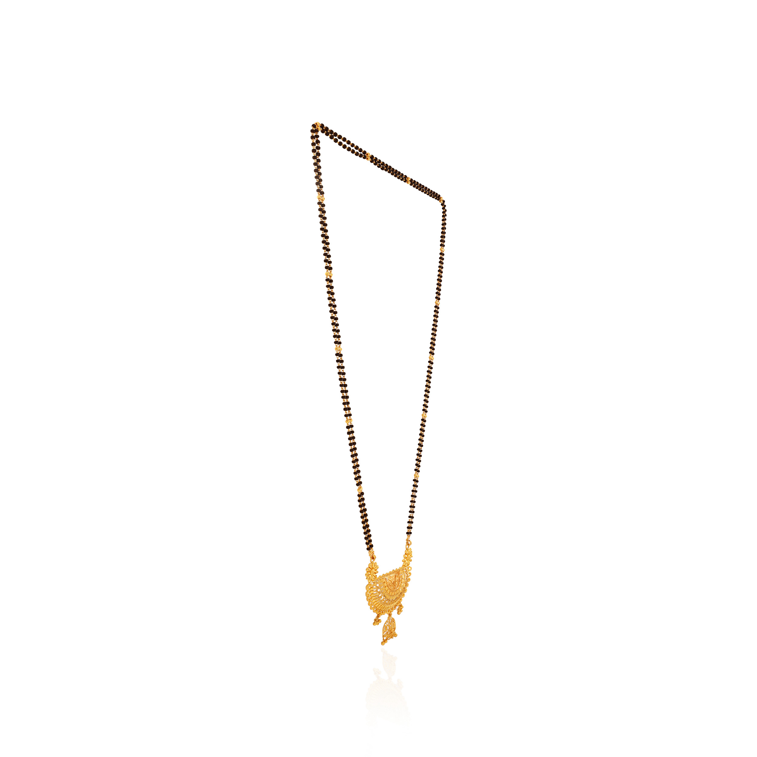 Tradition Woven Gold Mangalsutra - Senco Gold and Diamonds