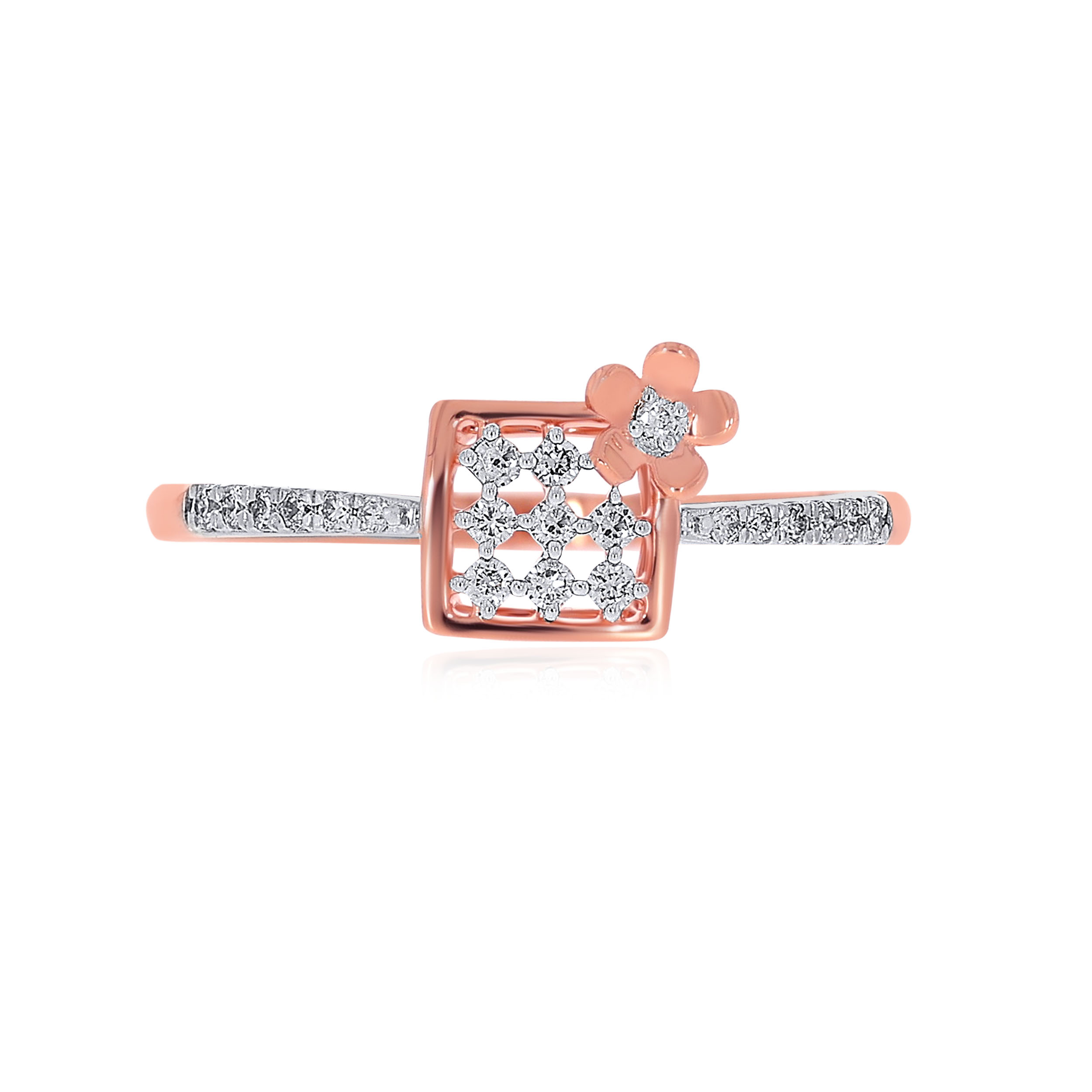 Daisy Planter Diamond Ring - Senco Gold and Diamonds
