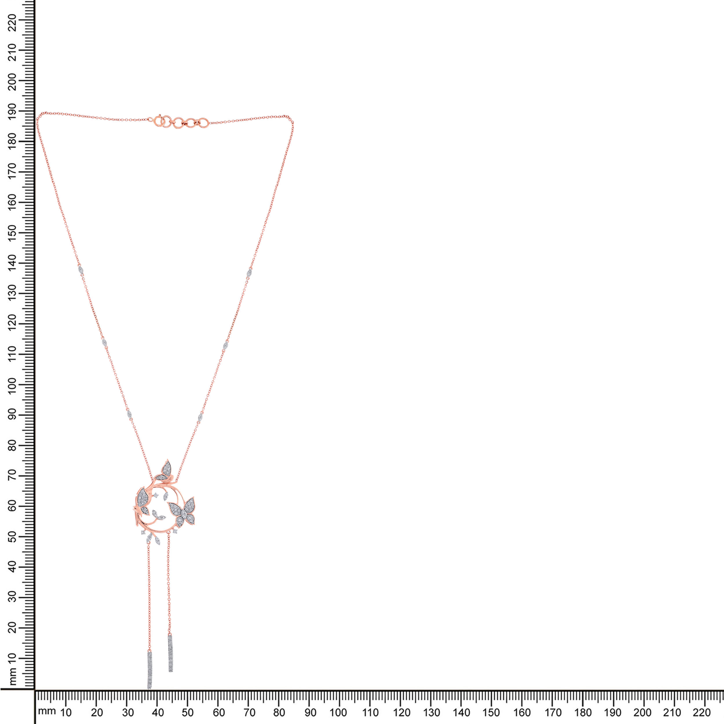 Circle of Beauty Diamond Chain Pendant - Senco Gold and Diamonds